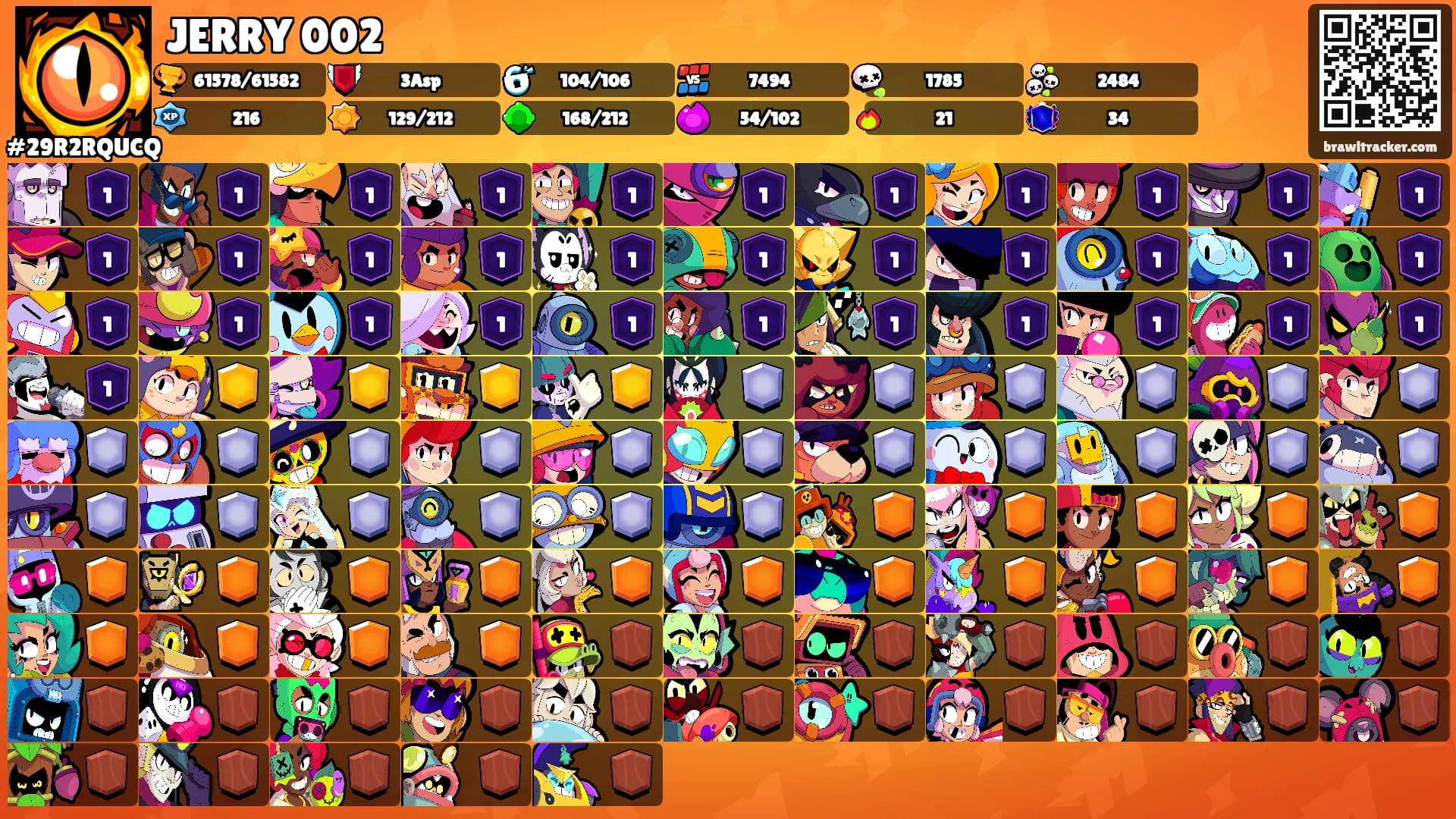 JERRY 002's Ranks