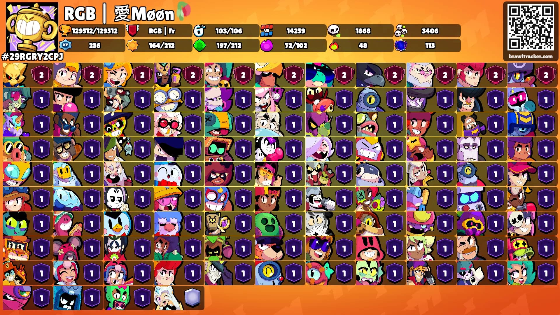 RGB | 愛Møøn🥀's Ranks