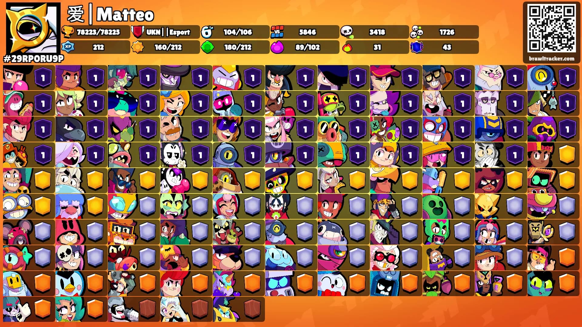 爱|Matteo's Ranks