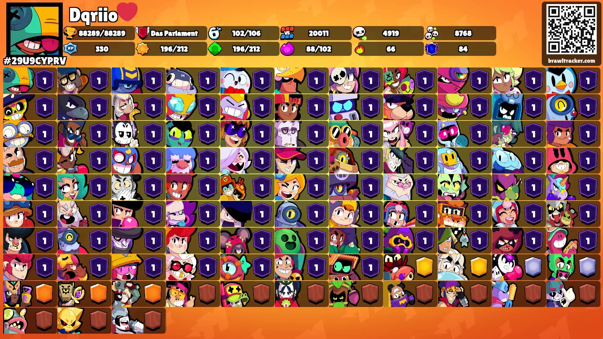 Dqriio❤️'s Ranks