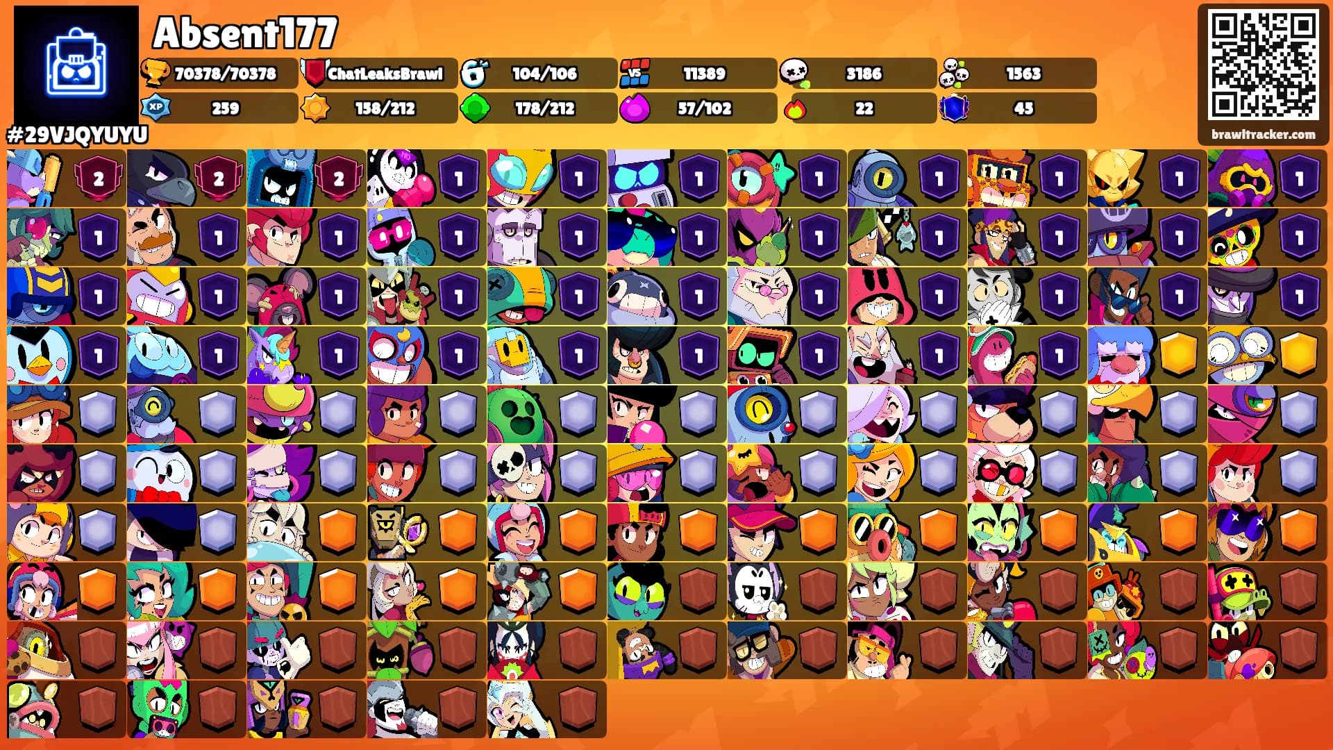 Absent177's Ranks