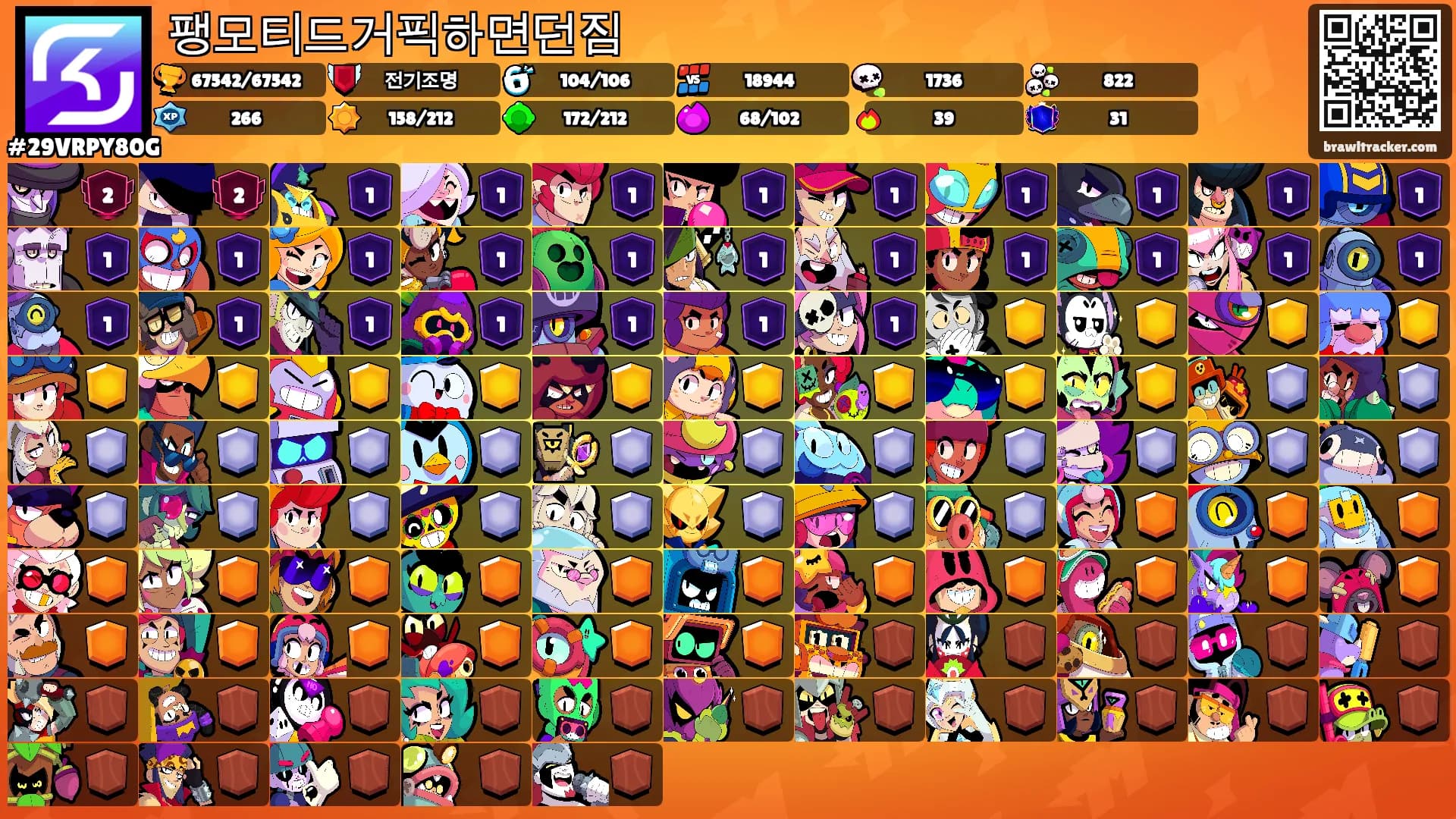팽모티드거픽하면던짐's Ranks
