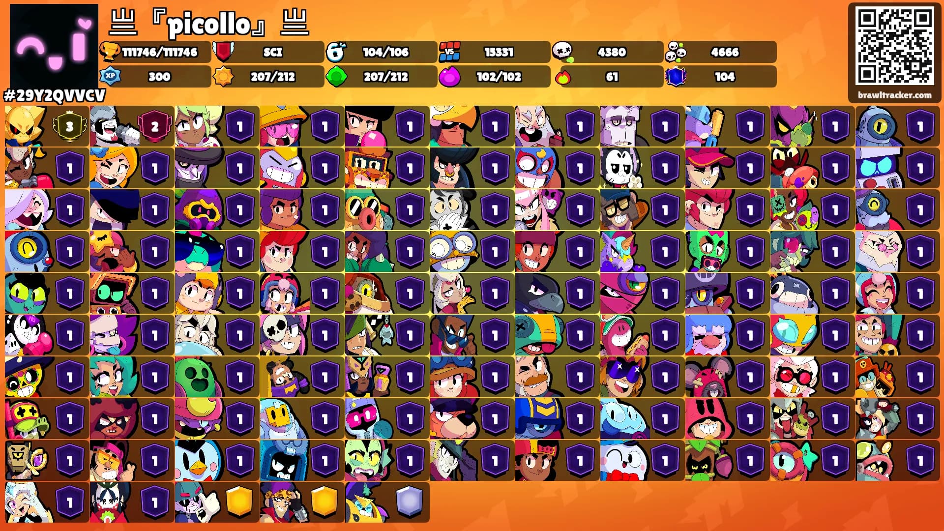 亗『picollo』亗's Ranks
