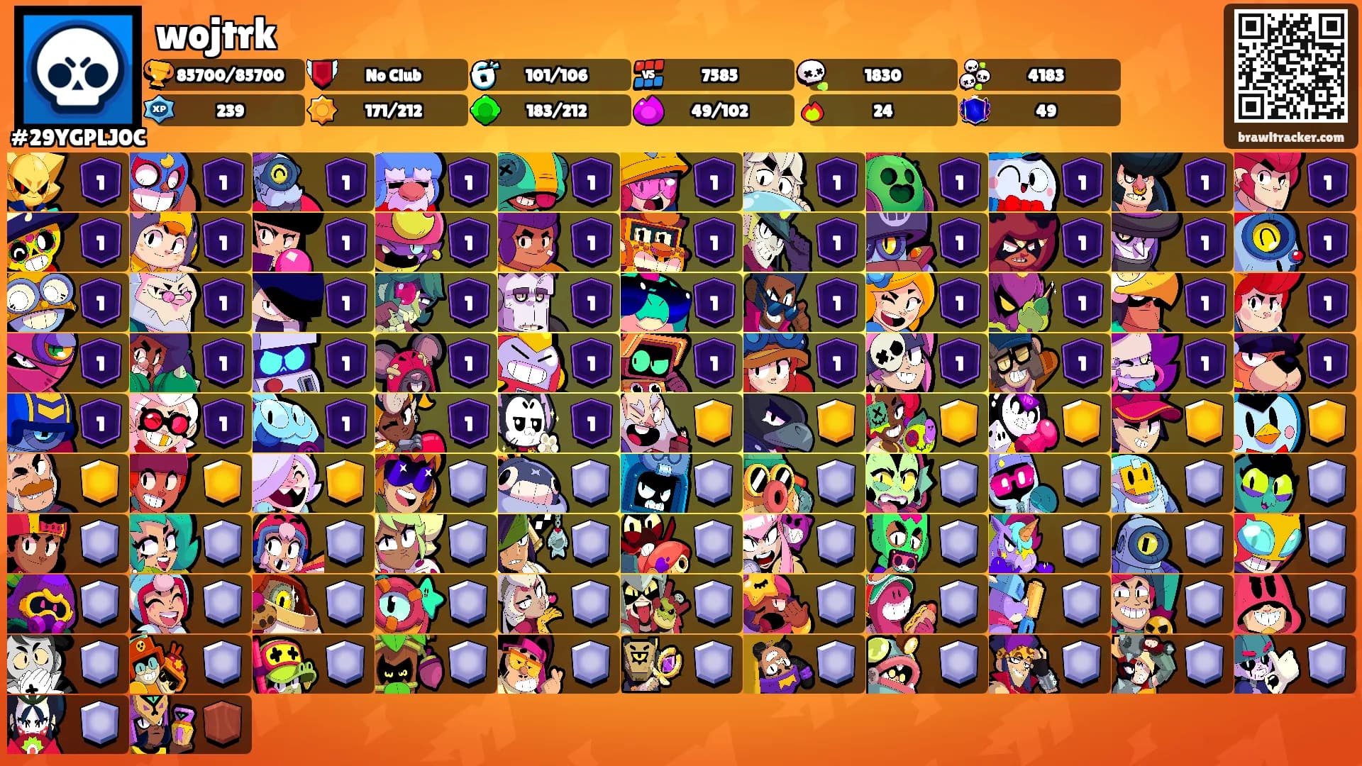 wojtrk's Ranks
