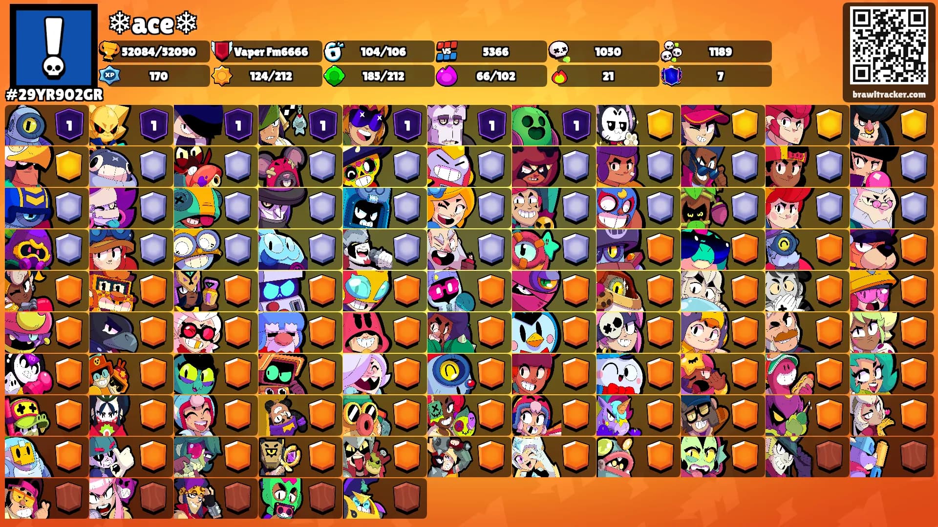 ❄ace❄'s Ranks