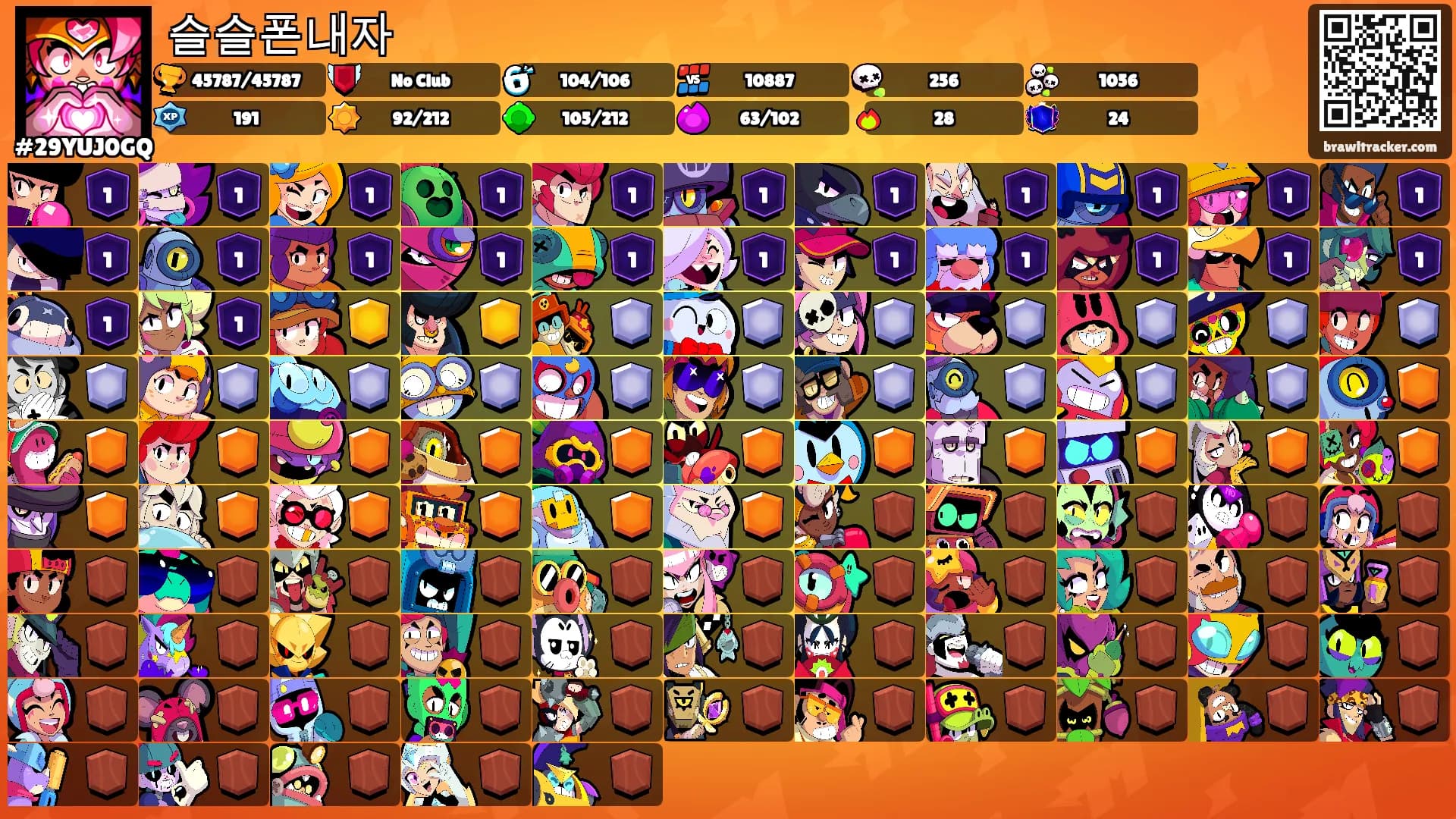 슬슬폰내자's Ranks