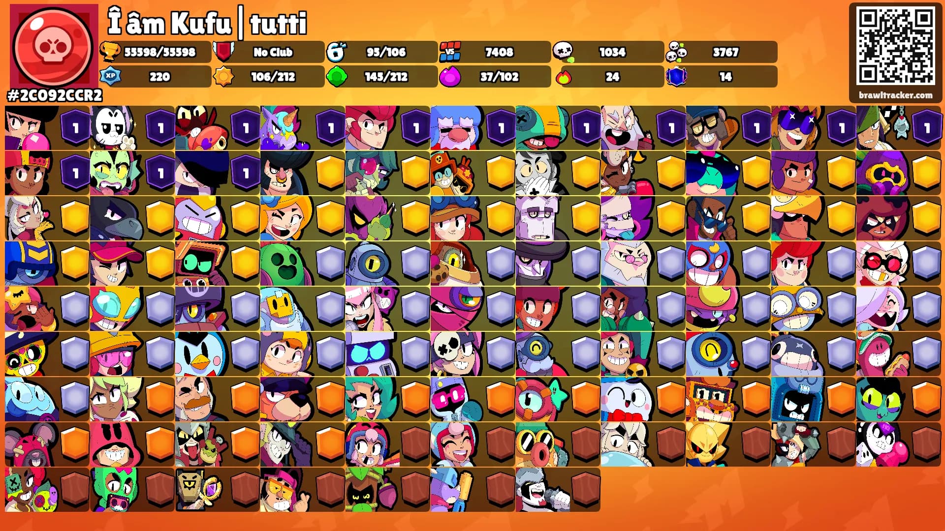 Î âm Kufu|tutti's Ranks