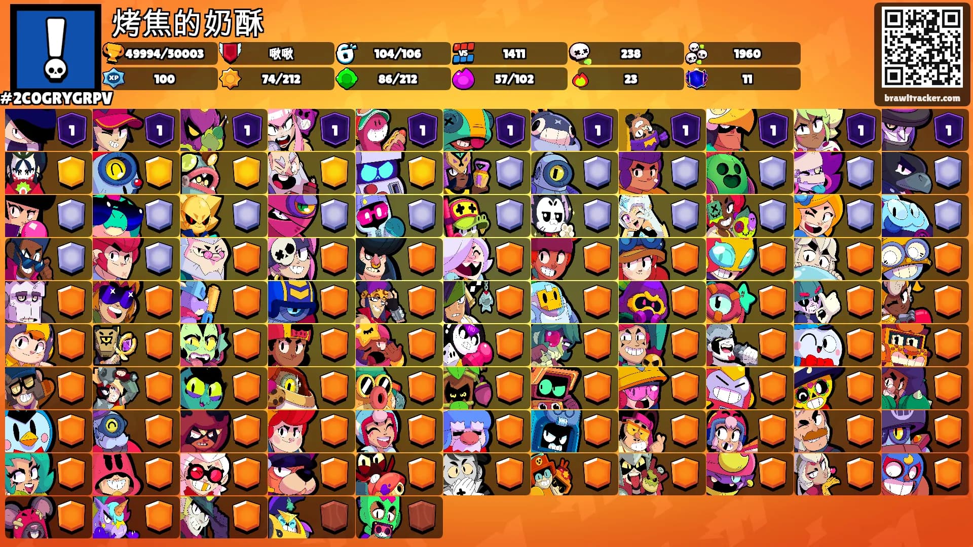 烤焦的奶酥's Ranks