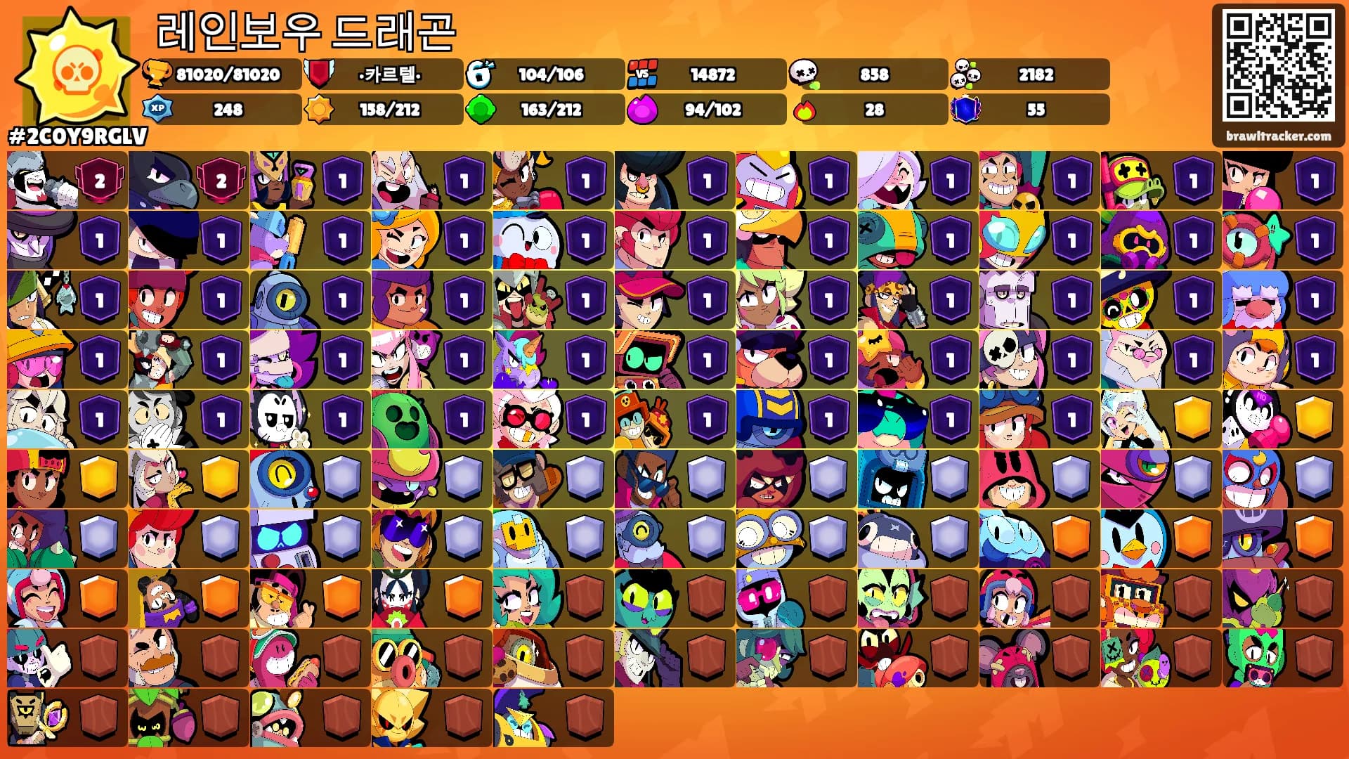 레인보우 드래곤's Ranks