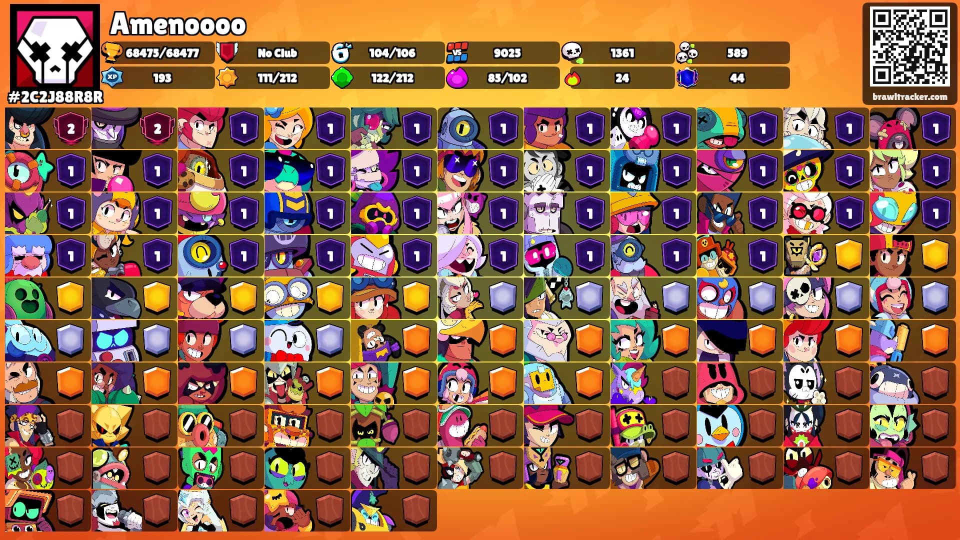 Amenoooo's Ranks