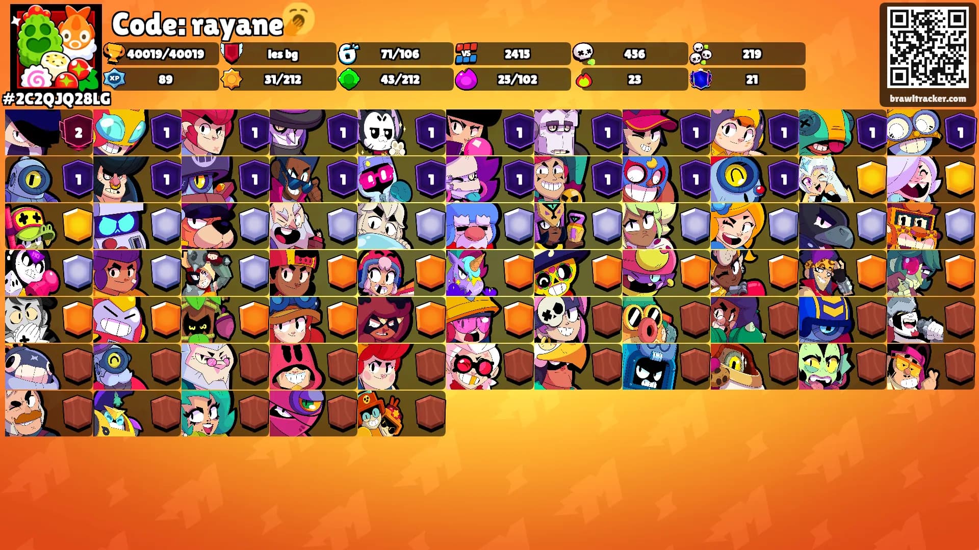 Code: rayane🥱's Ranks