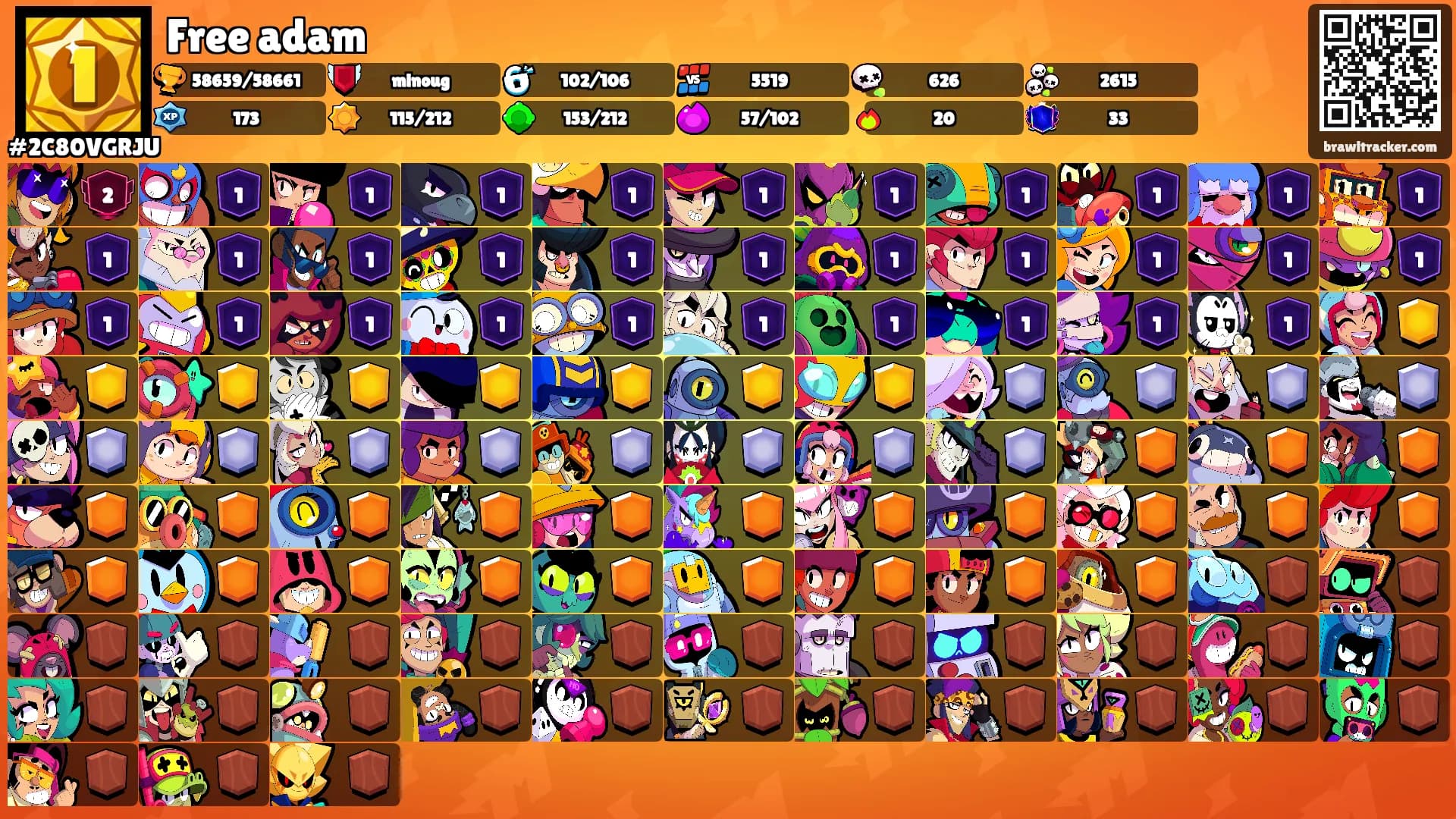 Free adam's Ranks