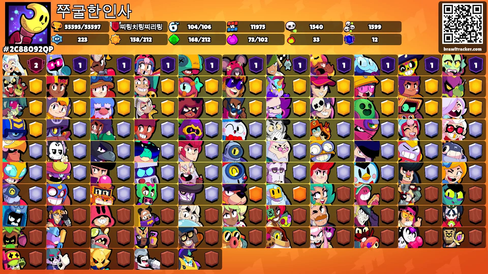 쭈굴한인사's Ranks