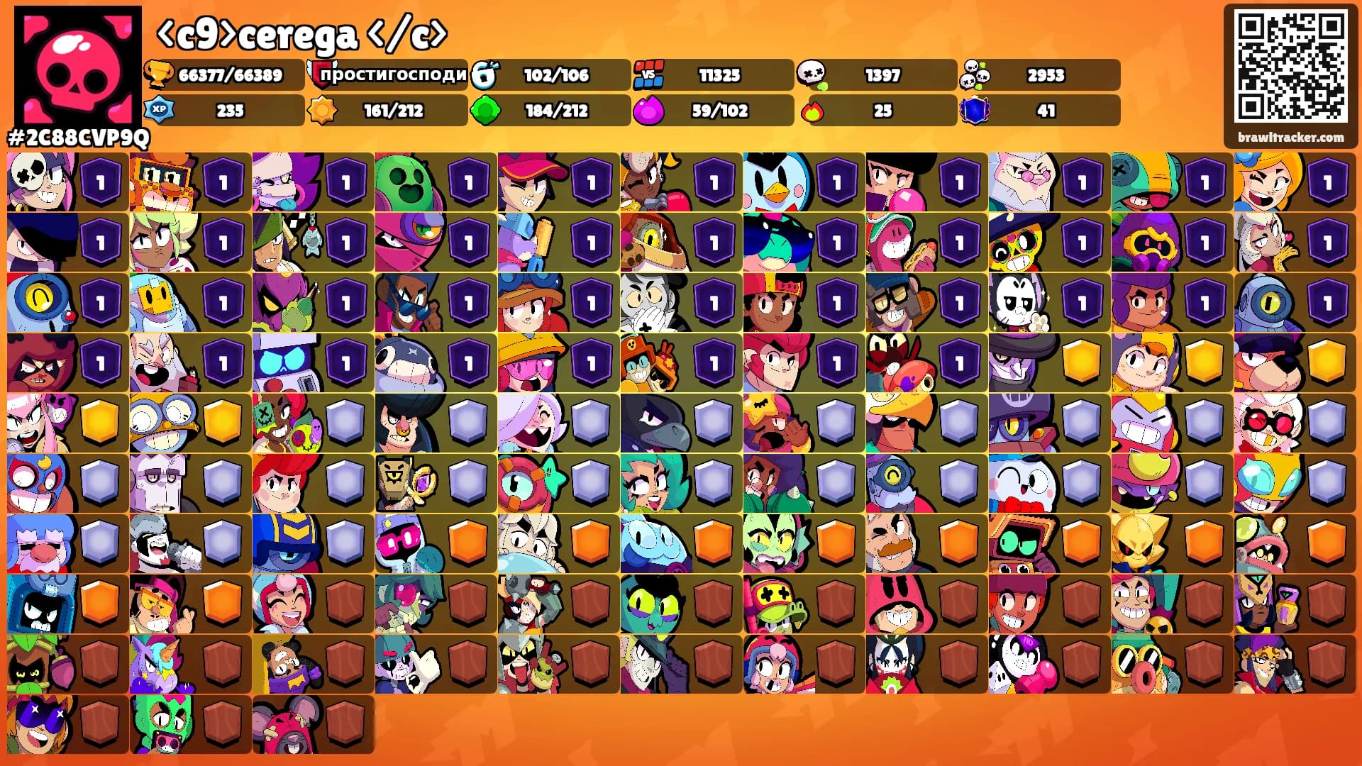 <c9>cerega </c>'s Ranks