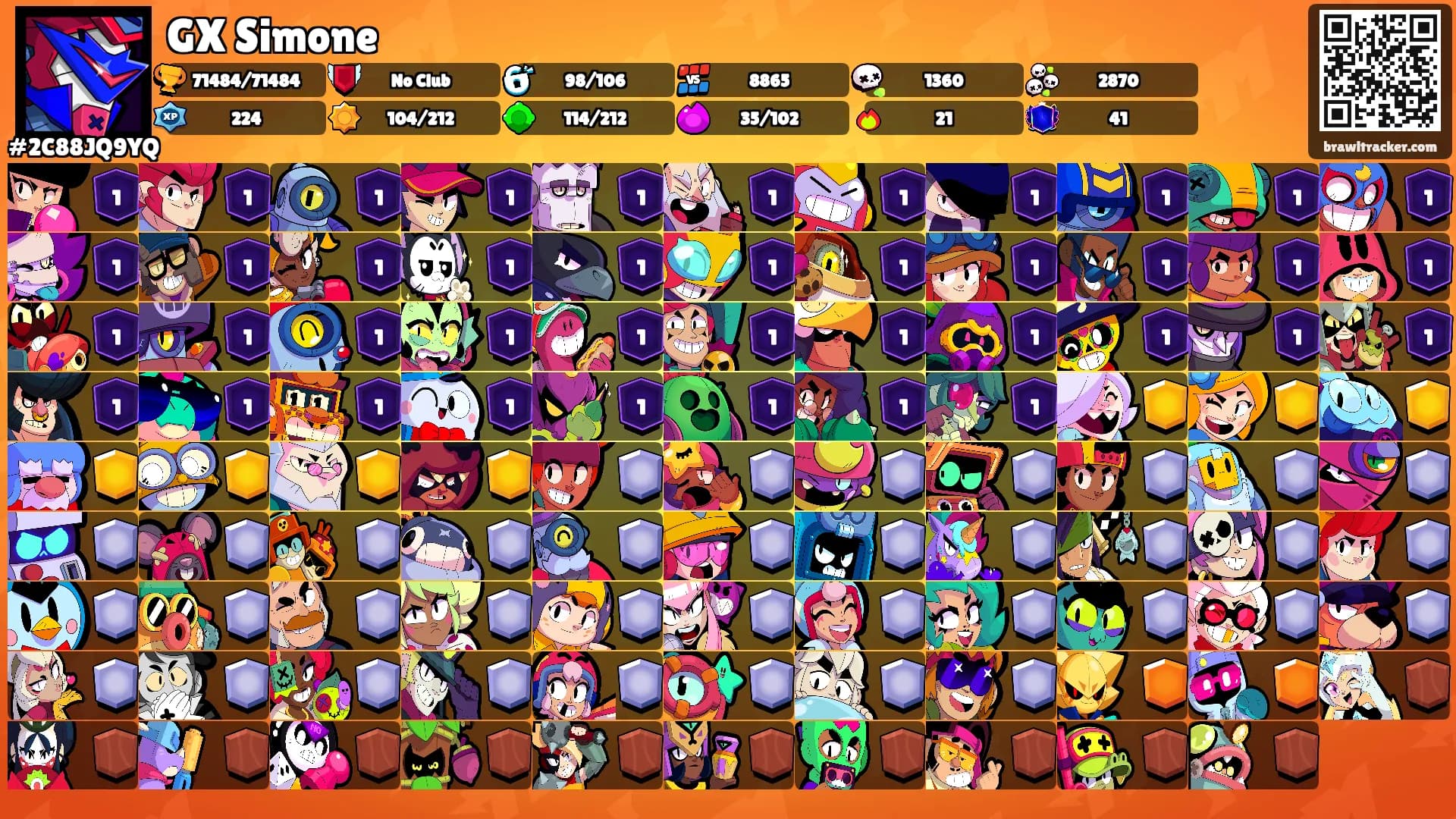 GX Simone's Ranks