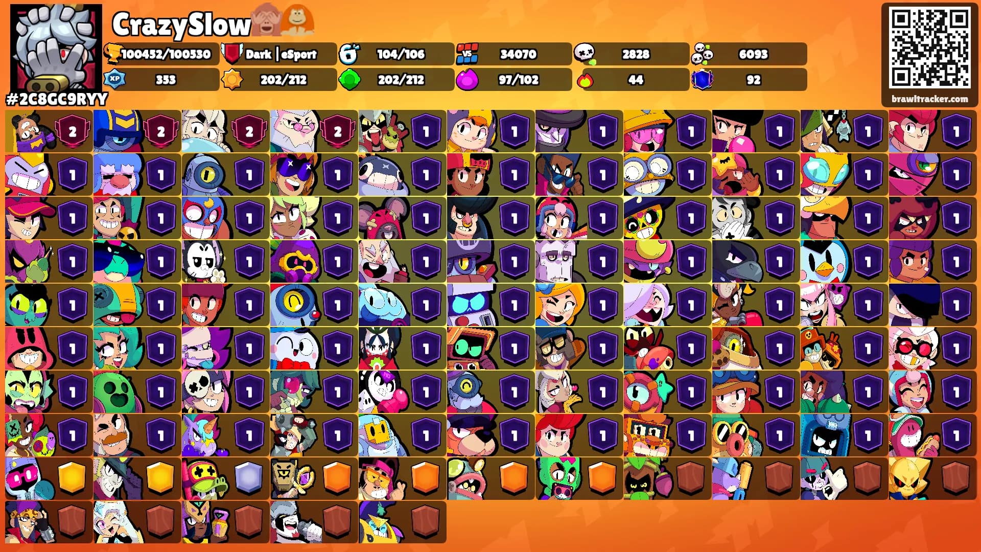 CrazySlow🙈🦧's Ranks