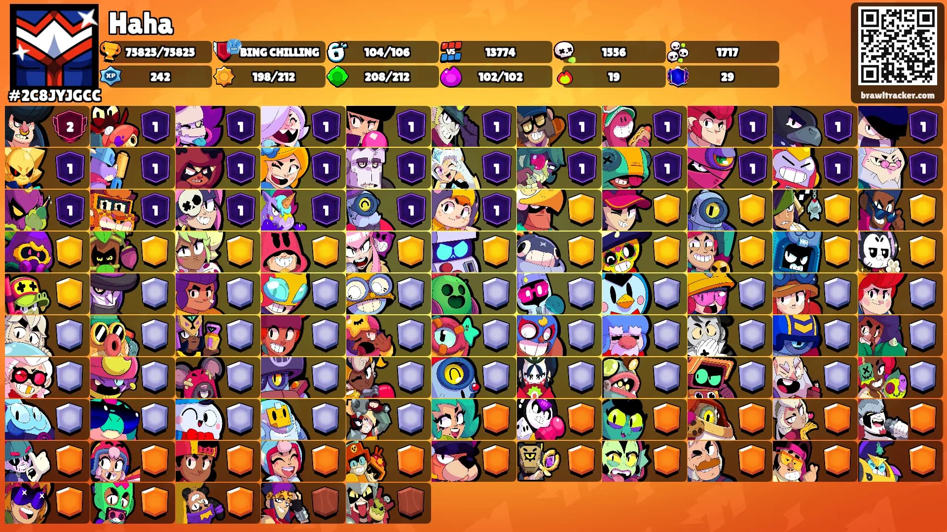 Haha's Ranks