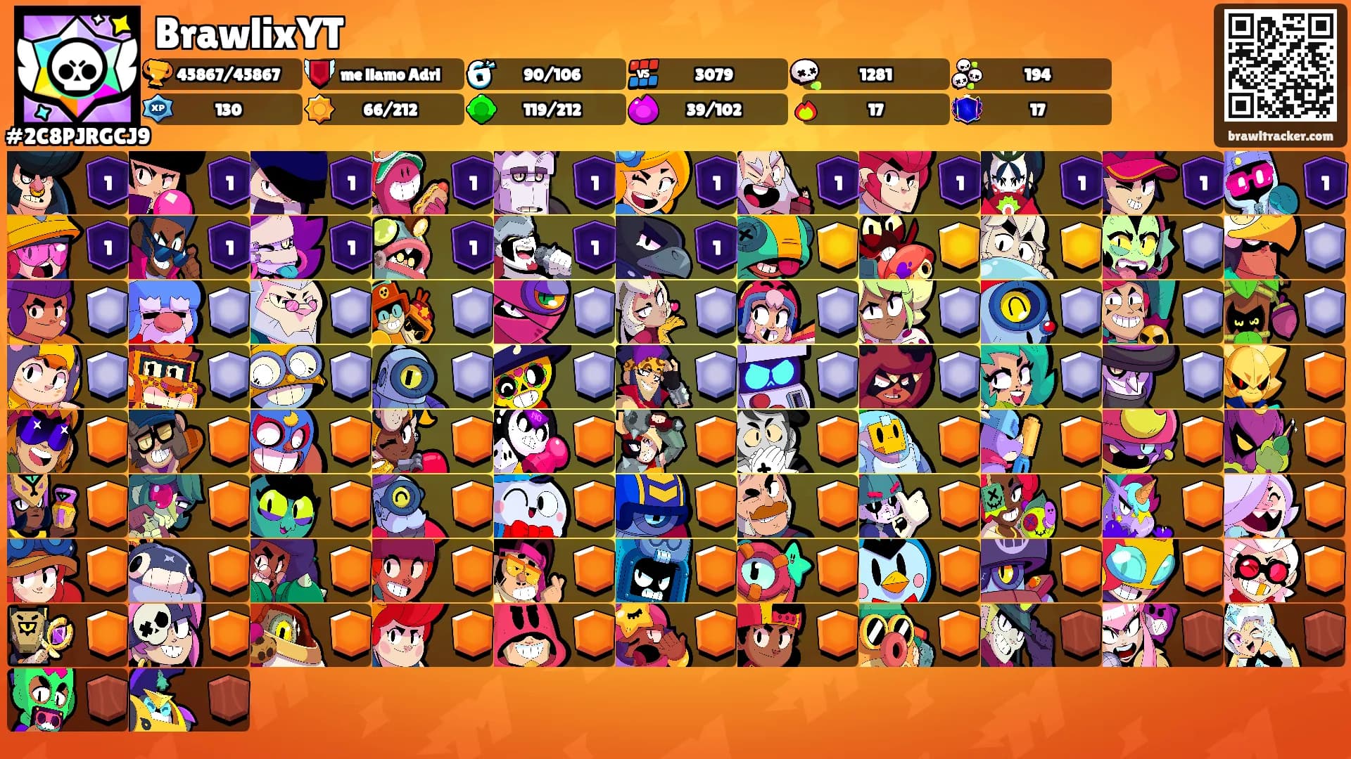 BrawlixYT's Ranks