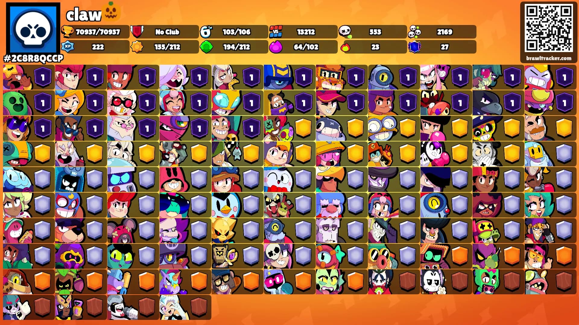 claw🎃's Ranks