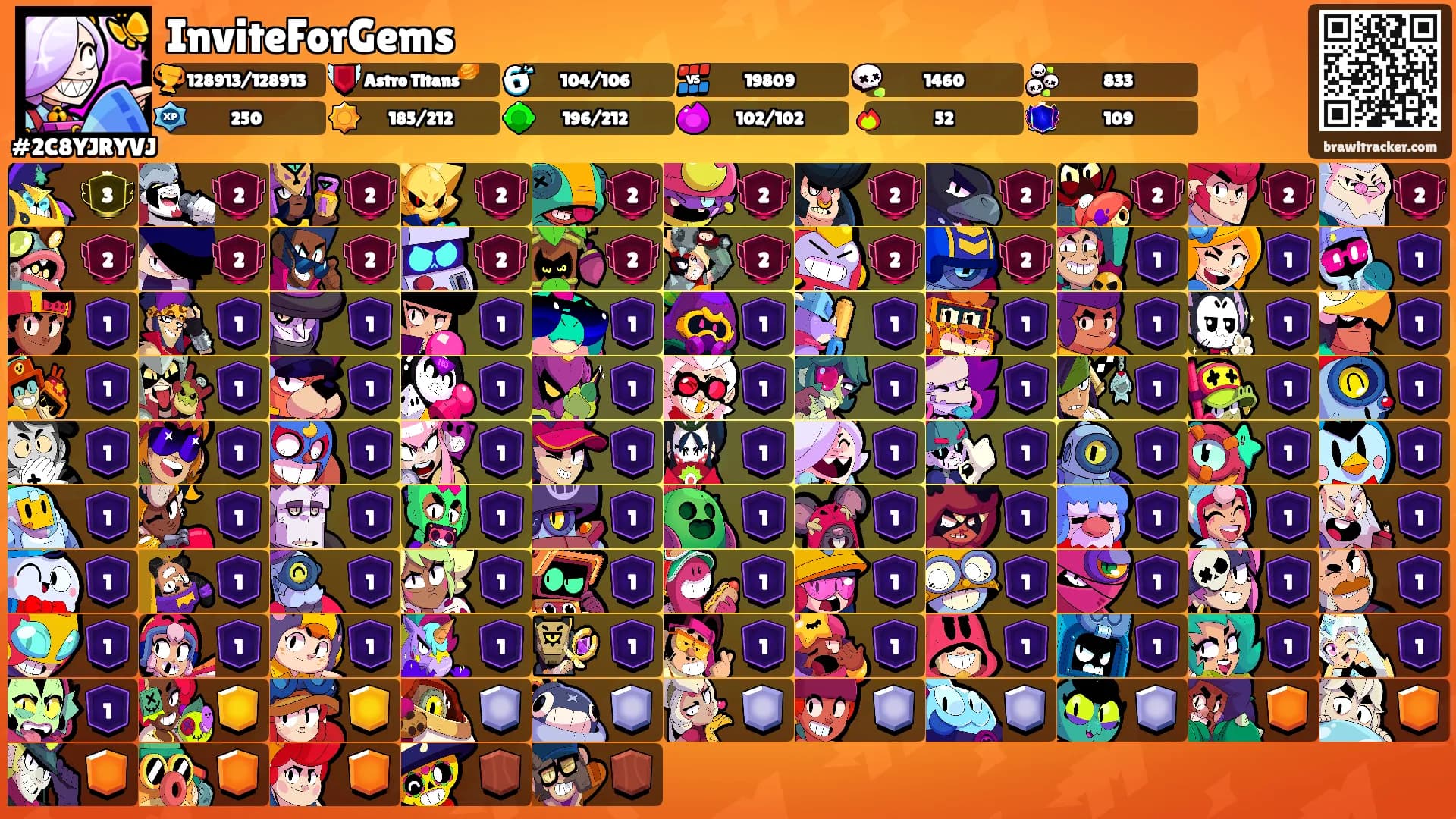InviteForGems's Ranks
