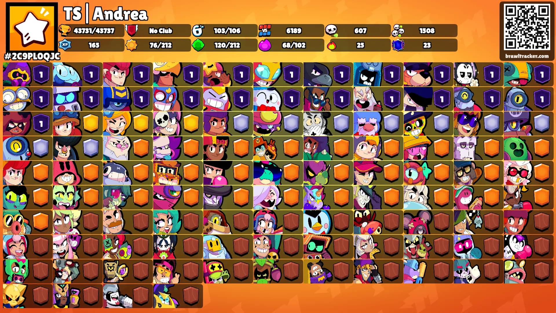 TS|Andrea's Ranks