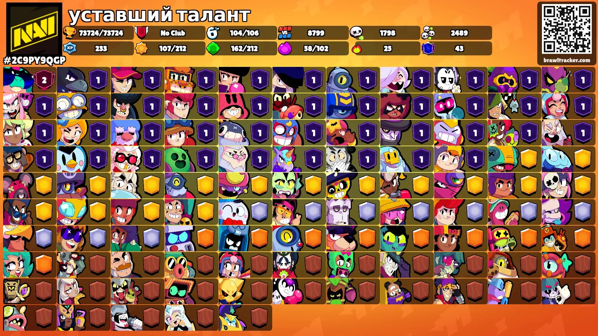 уставший талант's Ranks