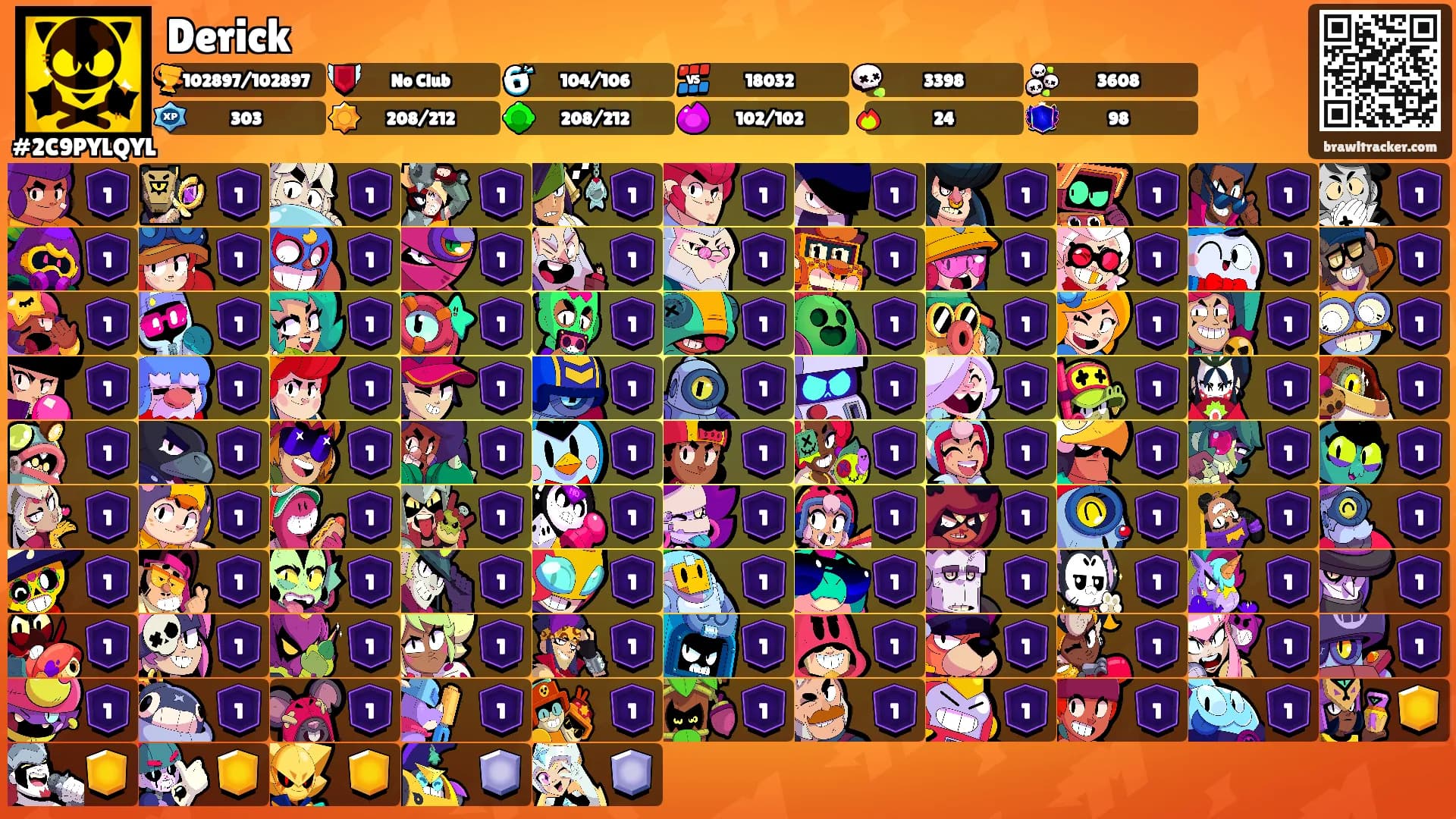 Derick's Ranks