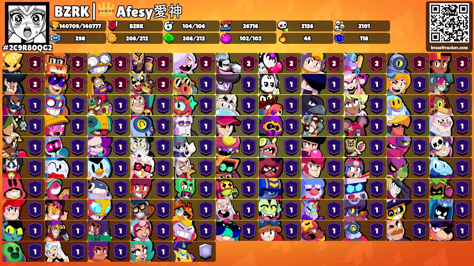 BZRK|👑 Afesy愛神's Ranks