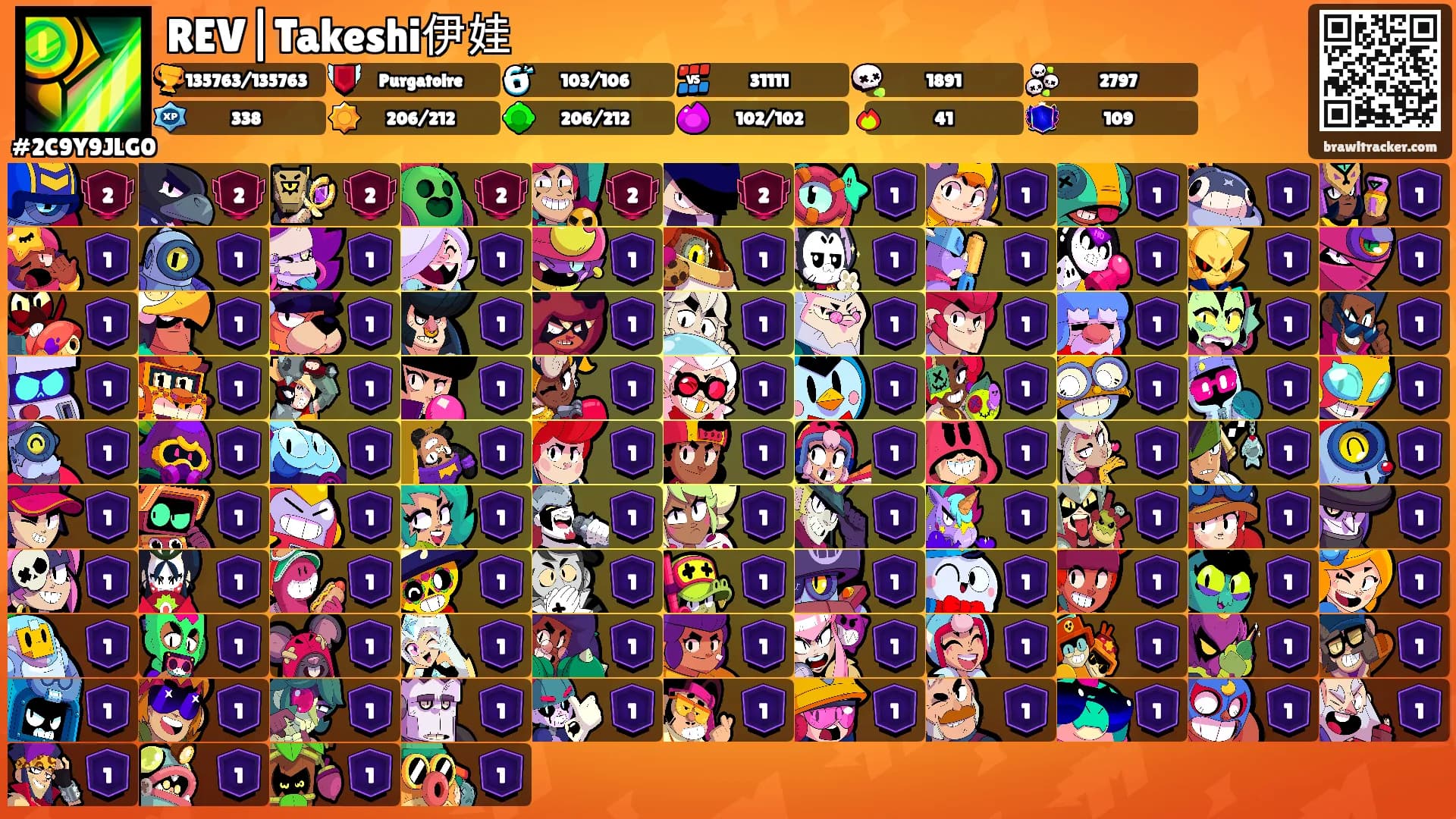 REV|Takeshi伊娃's Ranks