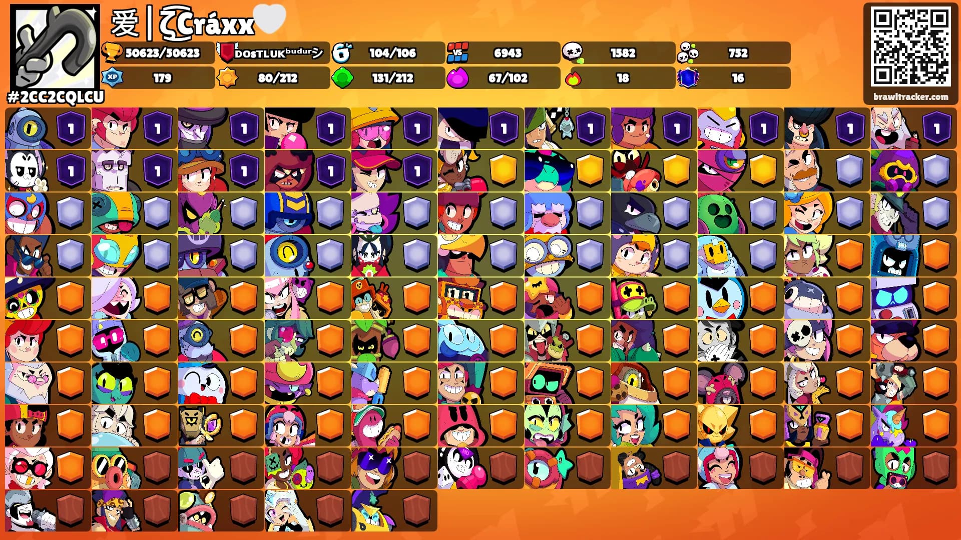 爱|ζ͜͡Cráxx🤍's Ranks