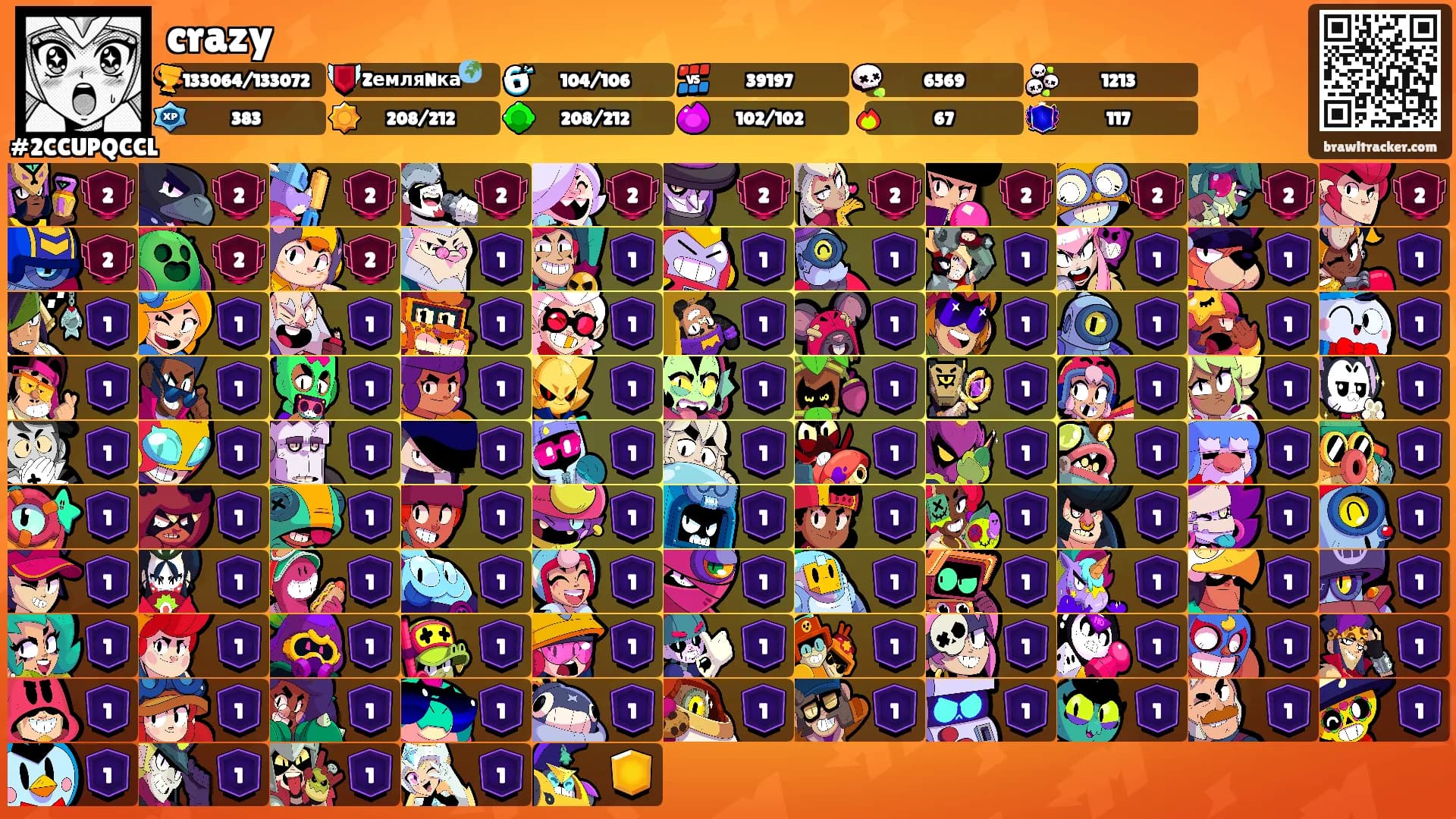 crazy's Ranks