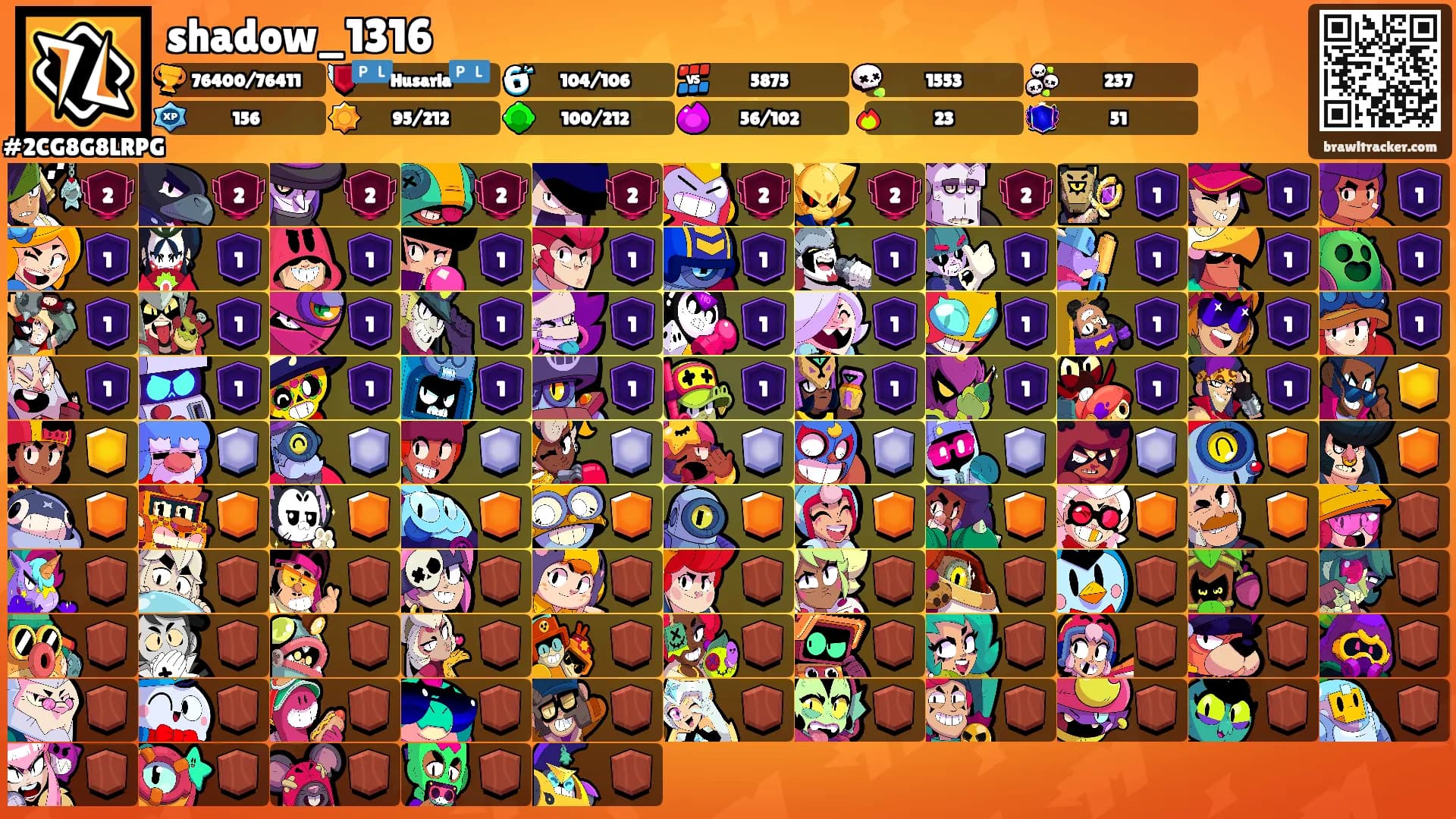 shadow_1316's Ranks