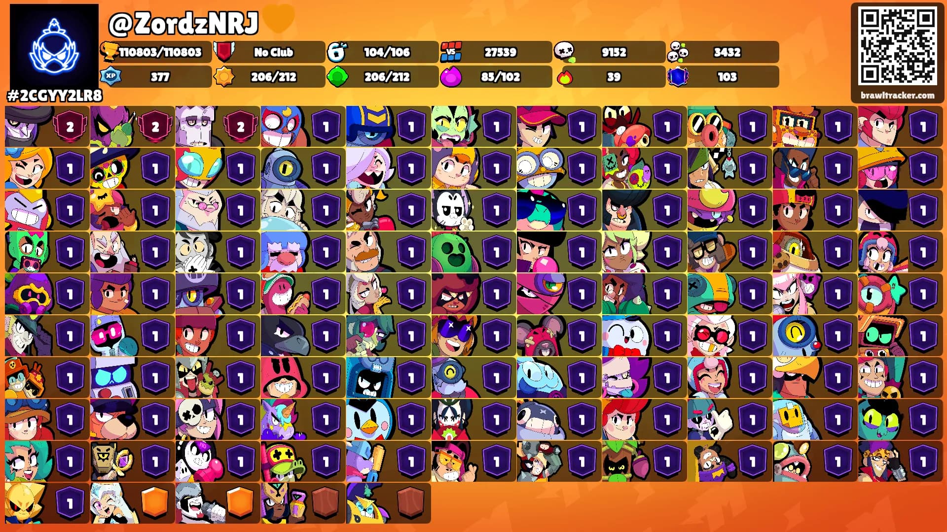 @ZordzNRJ 🧡's Ranks