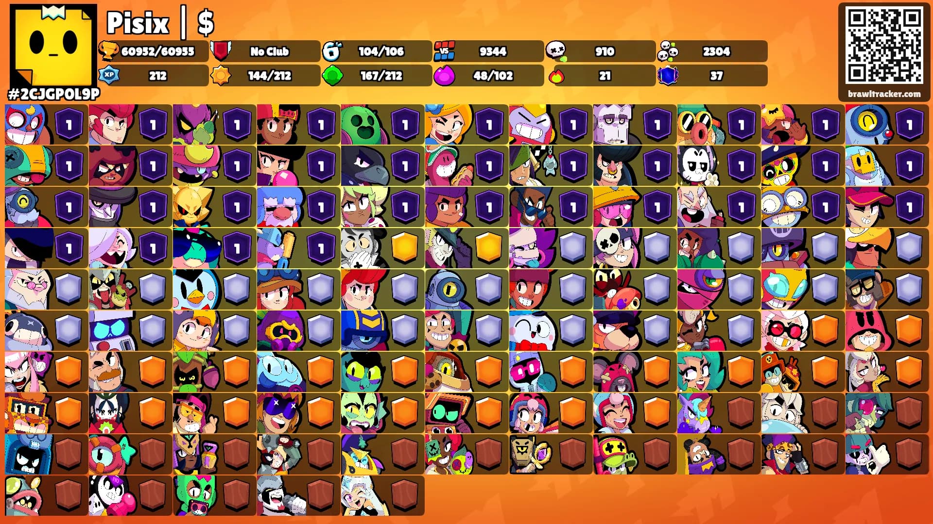 Pisix | $'s Ranks