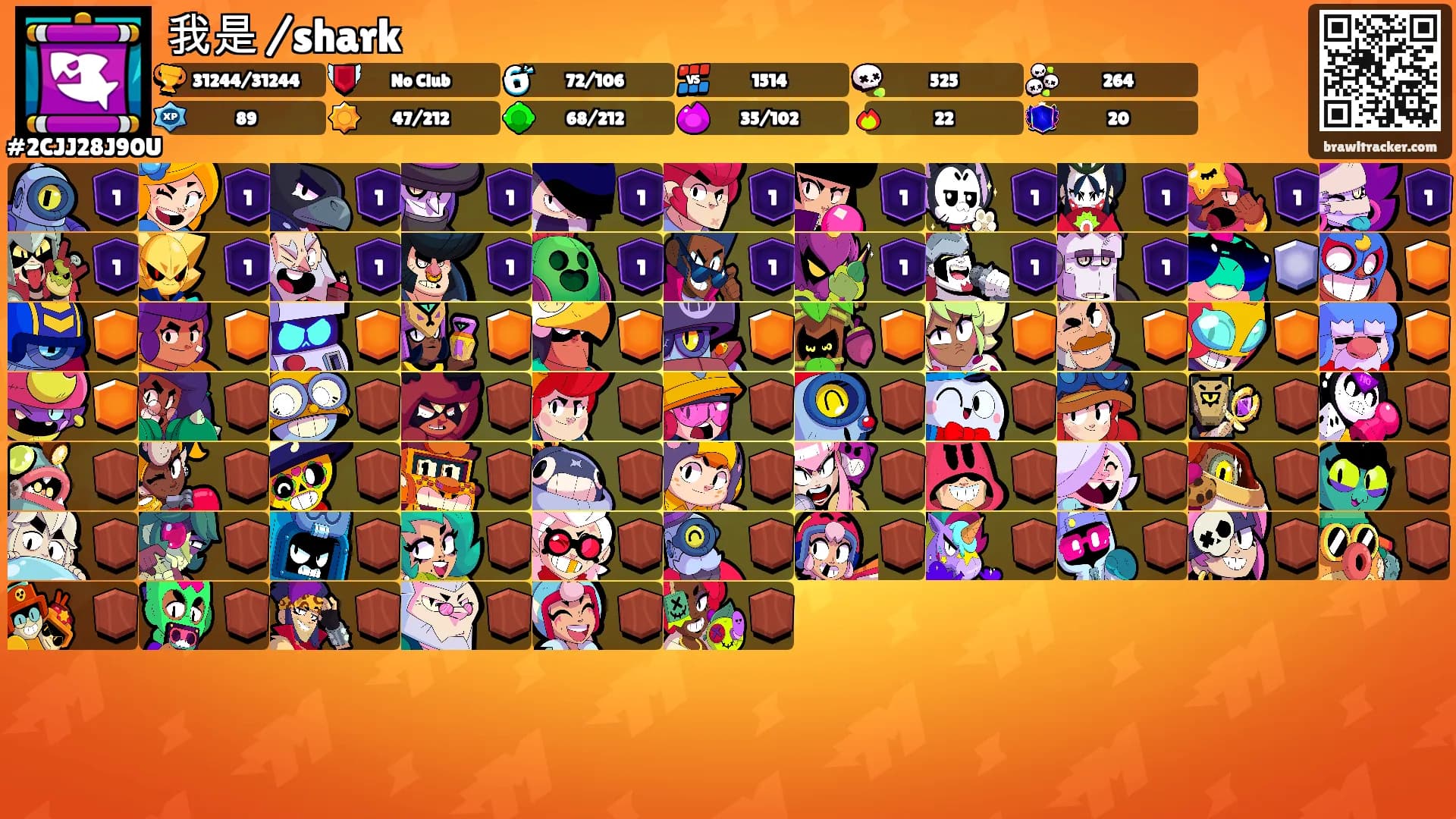 我是 /shark's Ranks