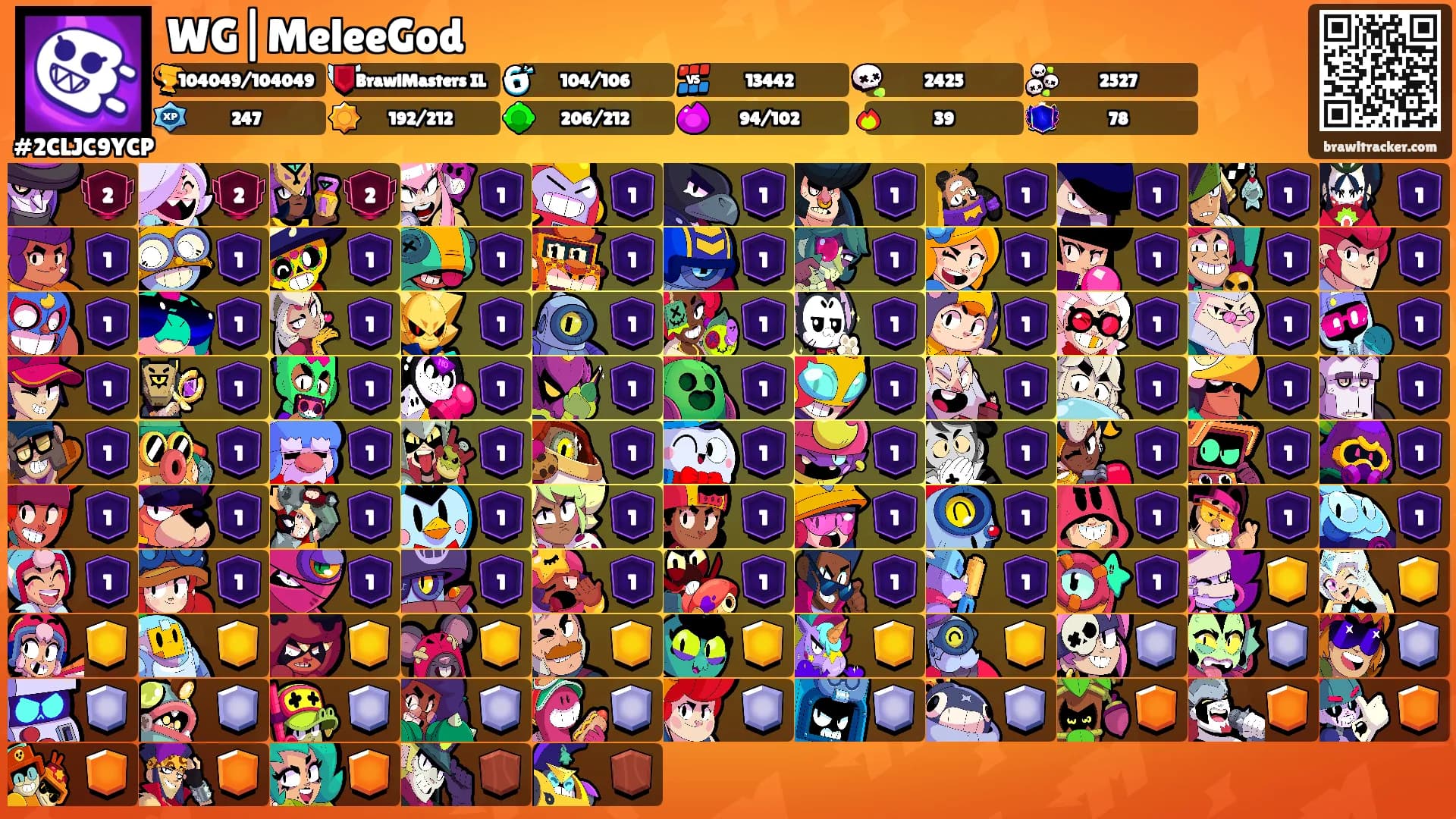 WG|MeleeGod's Ranks