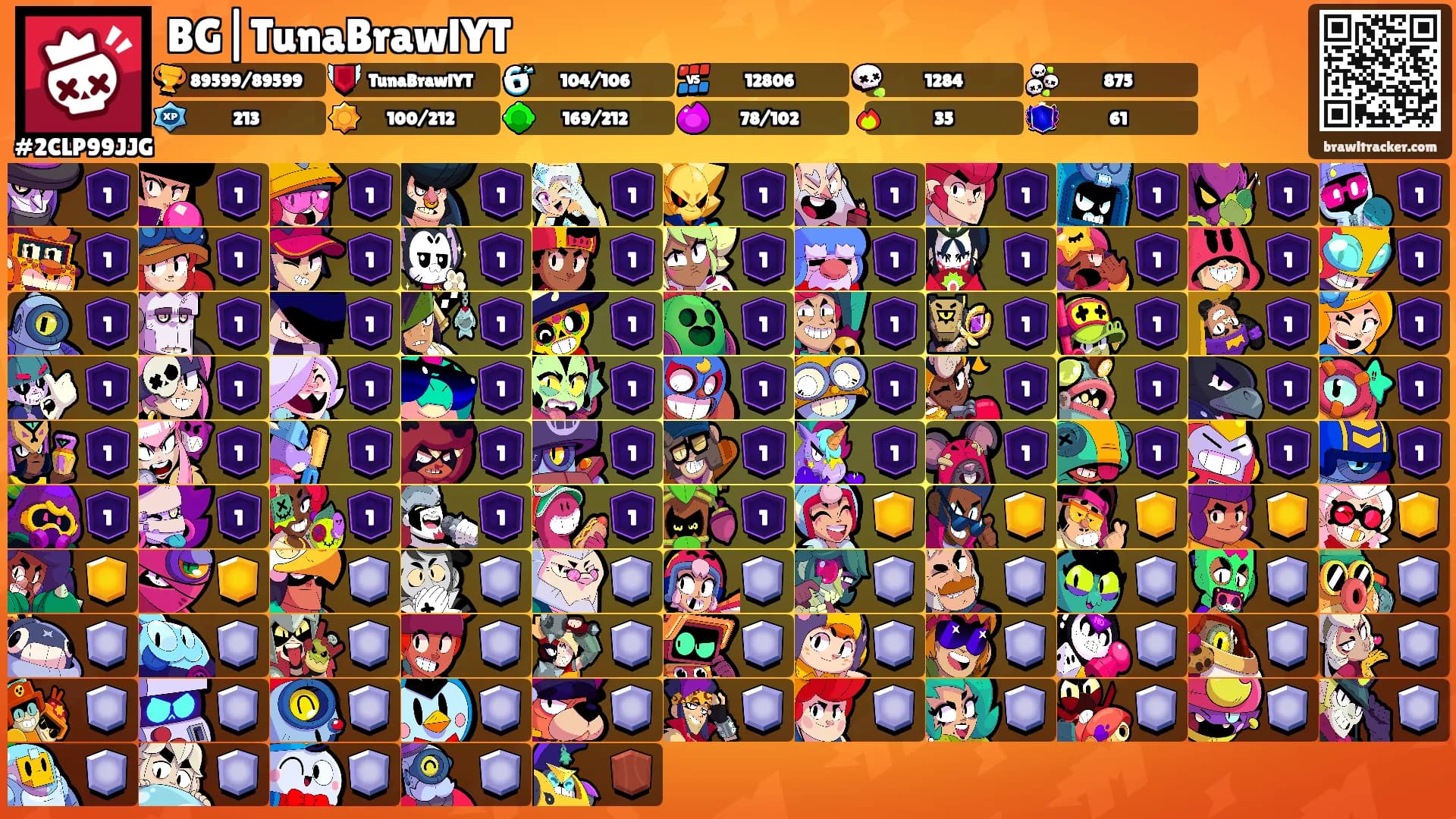 BG|TunaBrawlYT's Ranks
