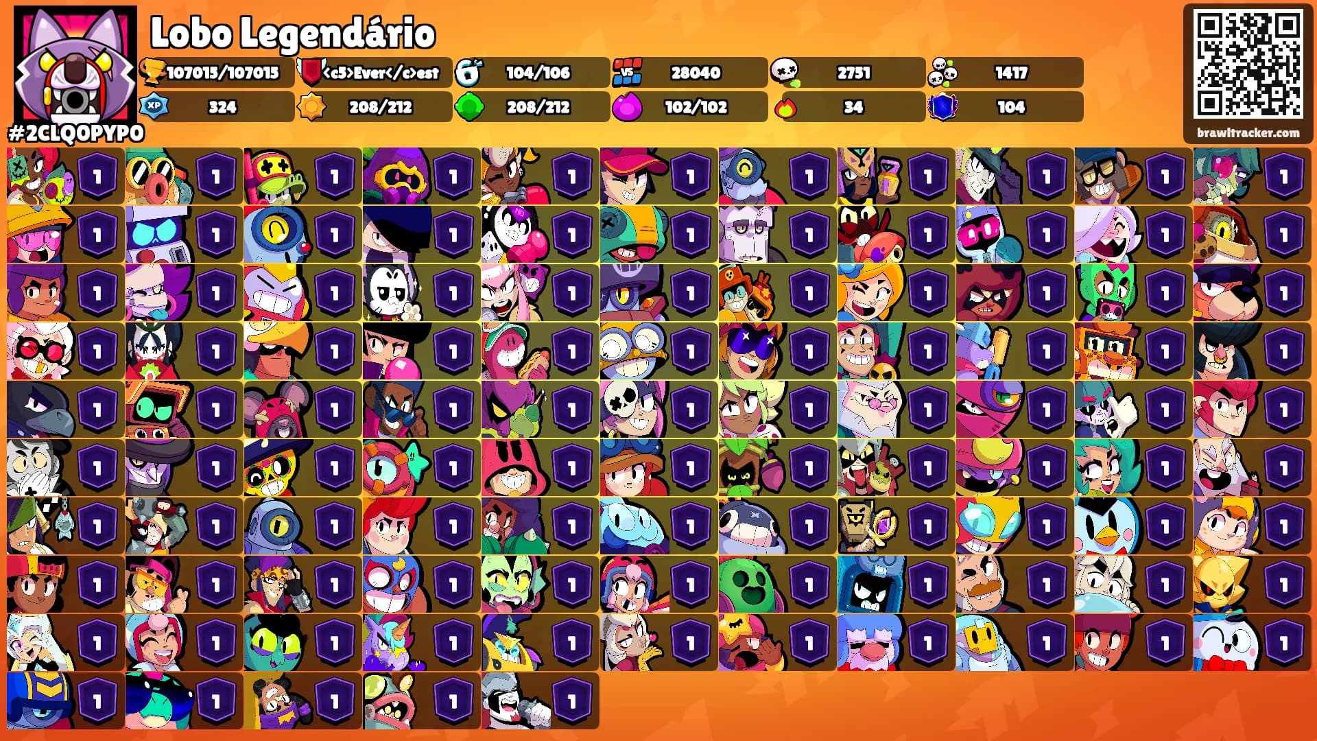 Lobo Legendário's Ranks