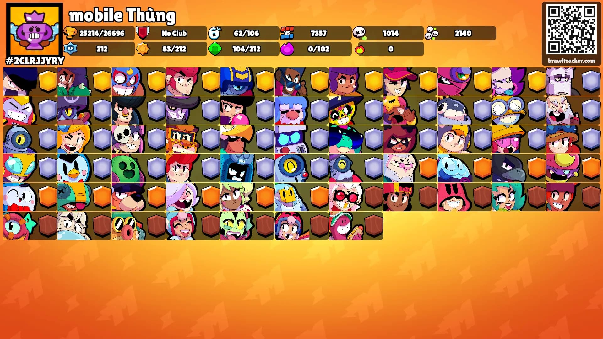 mobile Thùng's Ranks