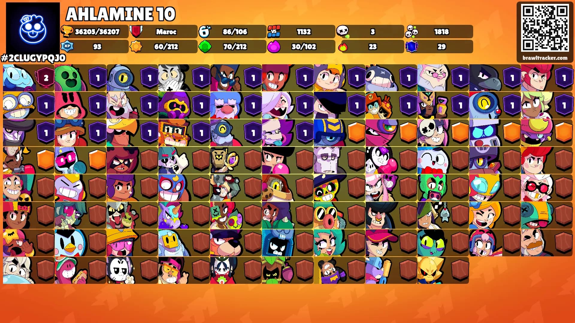 AHLAMINE 10's Ranks