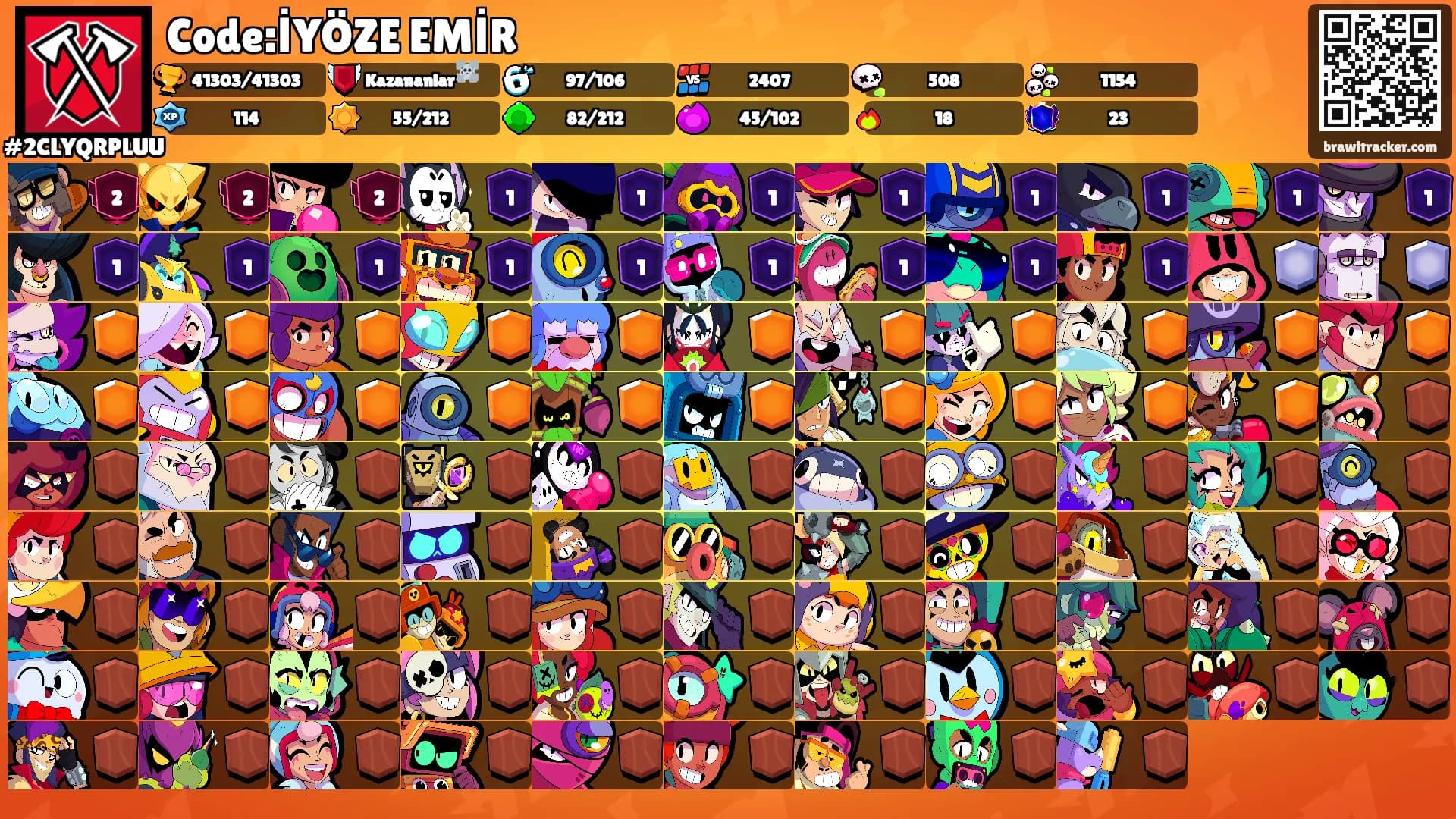 Code:İYÖZE EMİR's Ranks