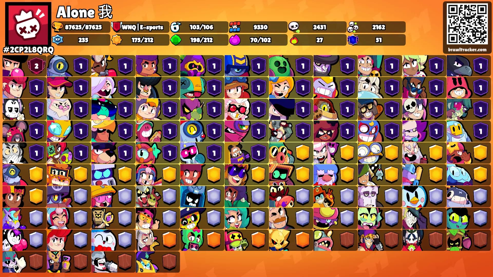 Alone 我's Ranks