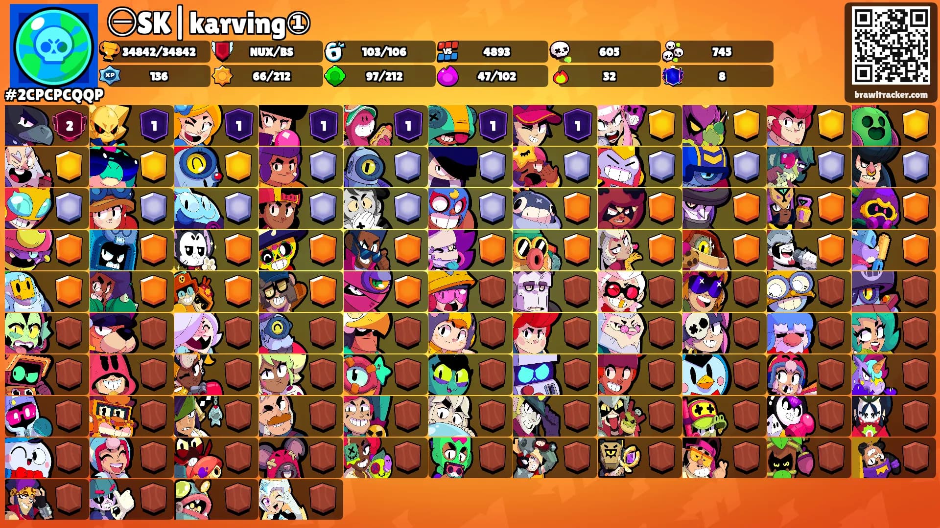 ㊀SK|karving①'s Ranks