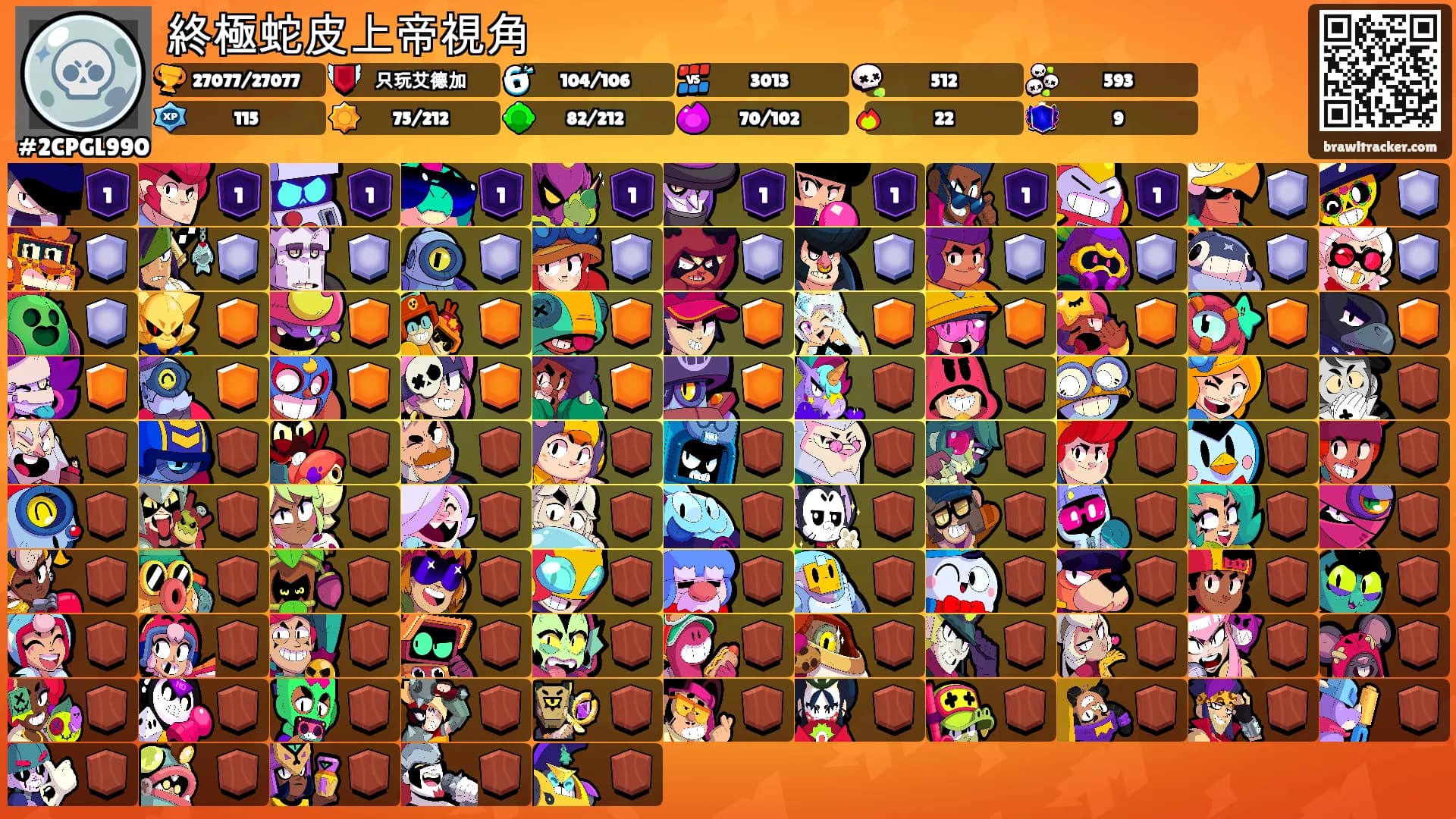 終極蛇皮上帝視角's Ranks