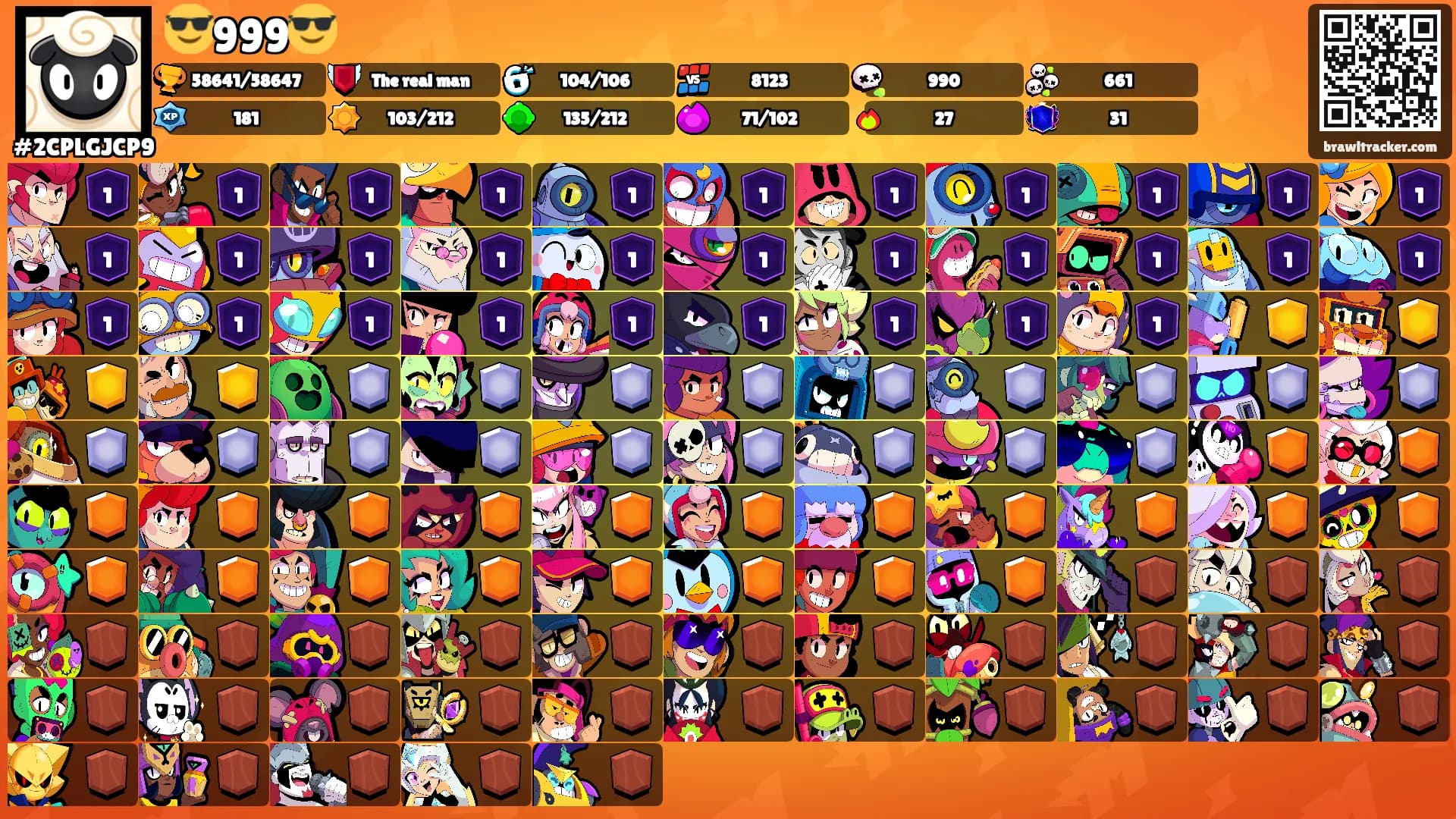 😎999😎's Ranks