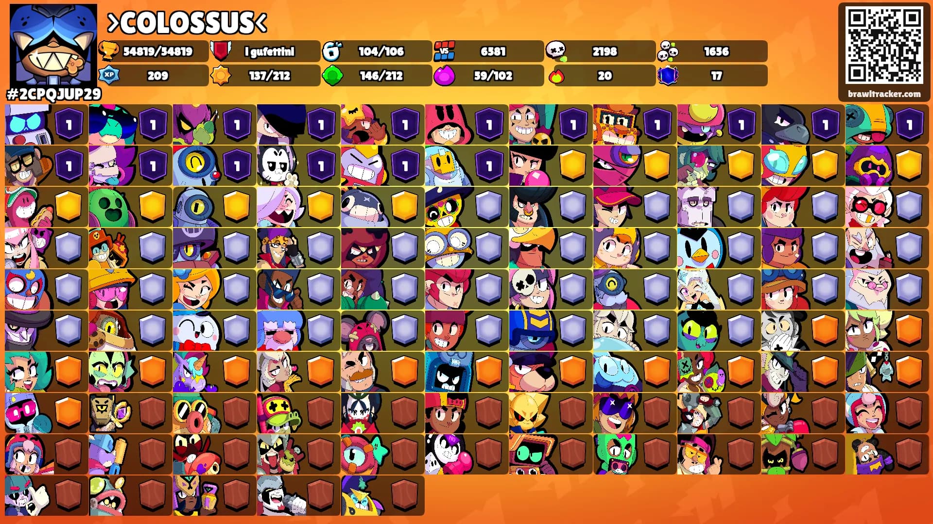 >COLOSSUS<'s Ranks