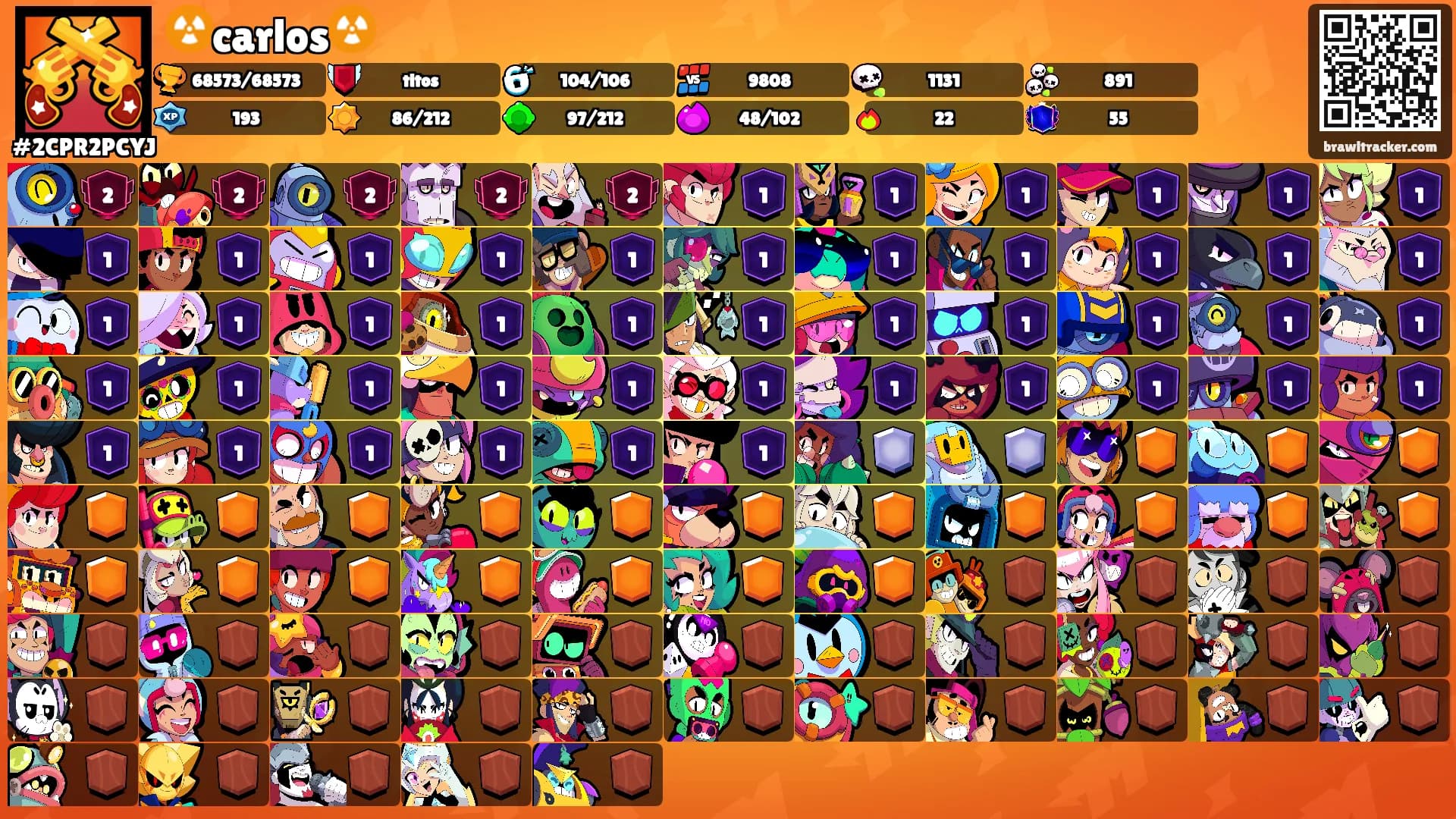 ☢️carlos☢️'s Ranks