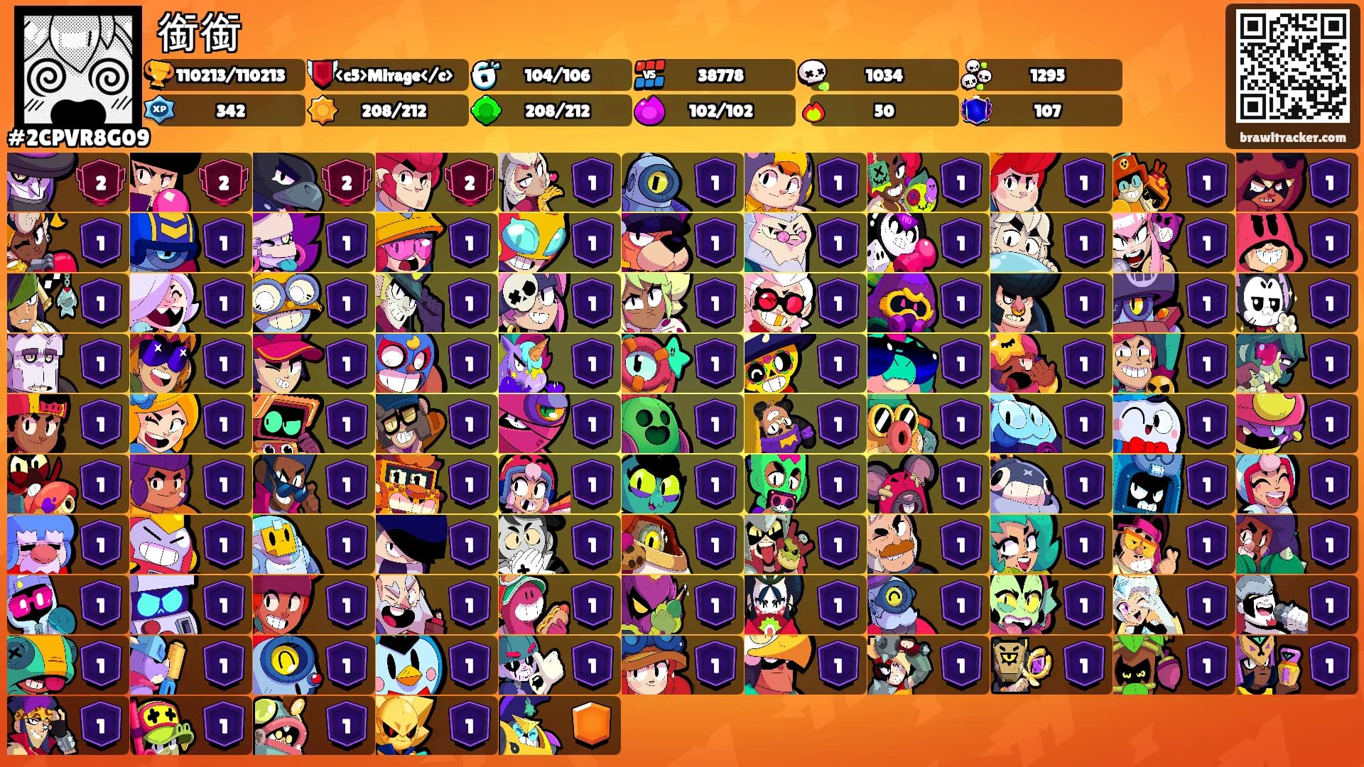銜銜's Ranks