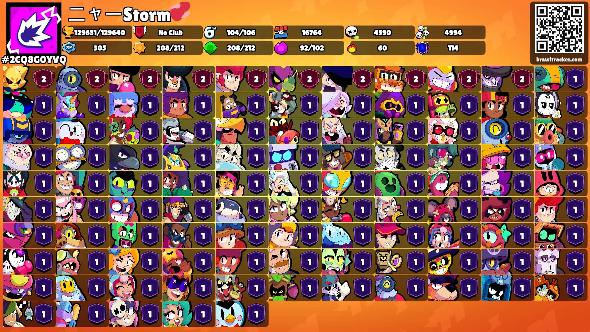 ニャーStorm💞's Ranks