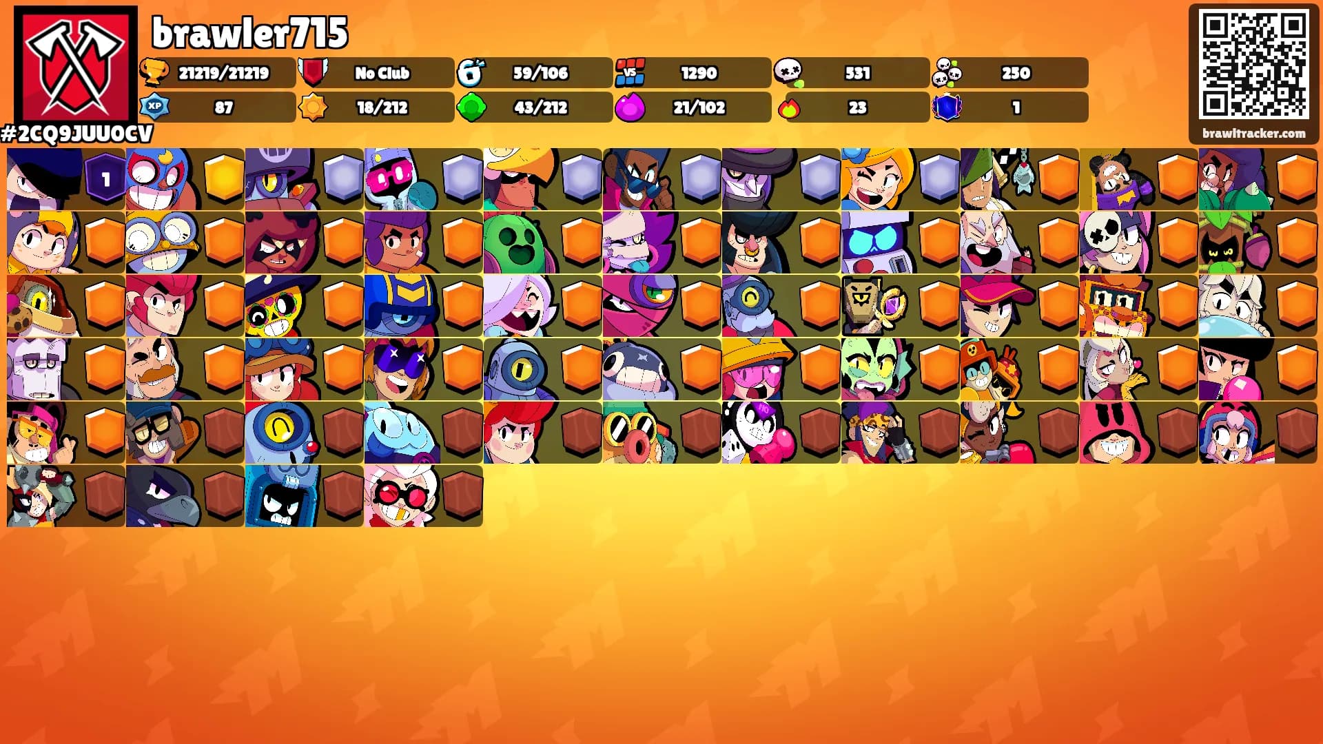 brawler715's Ranks